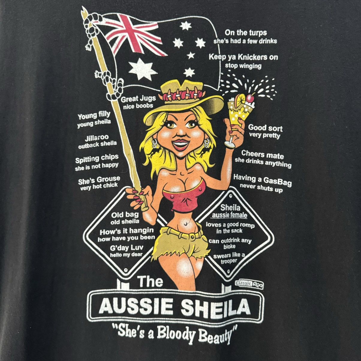 Vintage The Aussie Sheila Tee Size US L / EU 52-54 / 3 - 3 Thumbnail