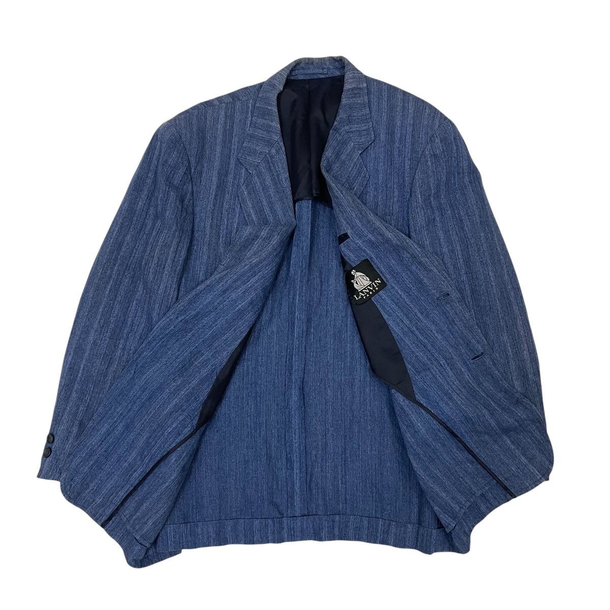 Lanvin Vintage Lanvin Paris Striped Jacket Size US M / EU 48-50 / 2 - 3 Thumbnail