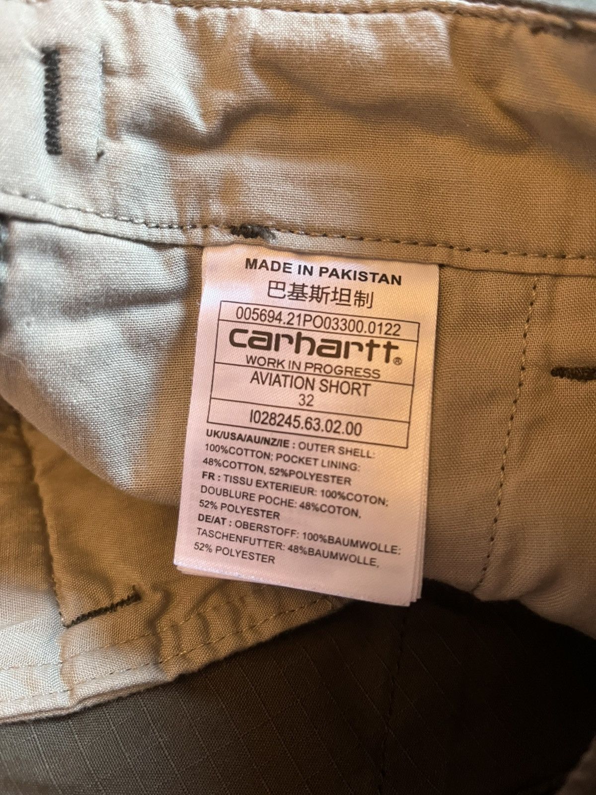 Carhartt Carharrt Aviation Short Size US 32 / EU 48 - 4 Thumbnail