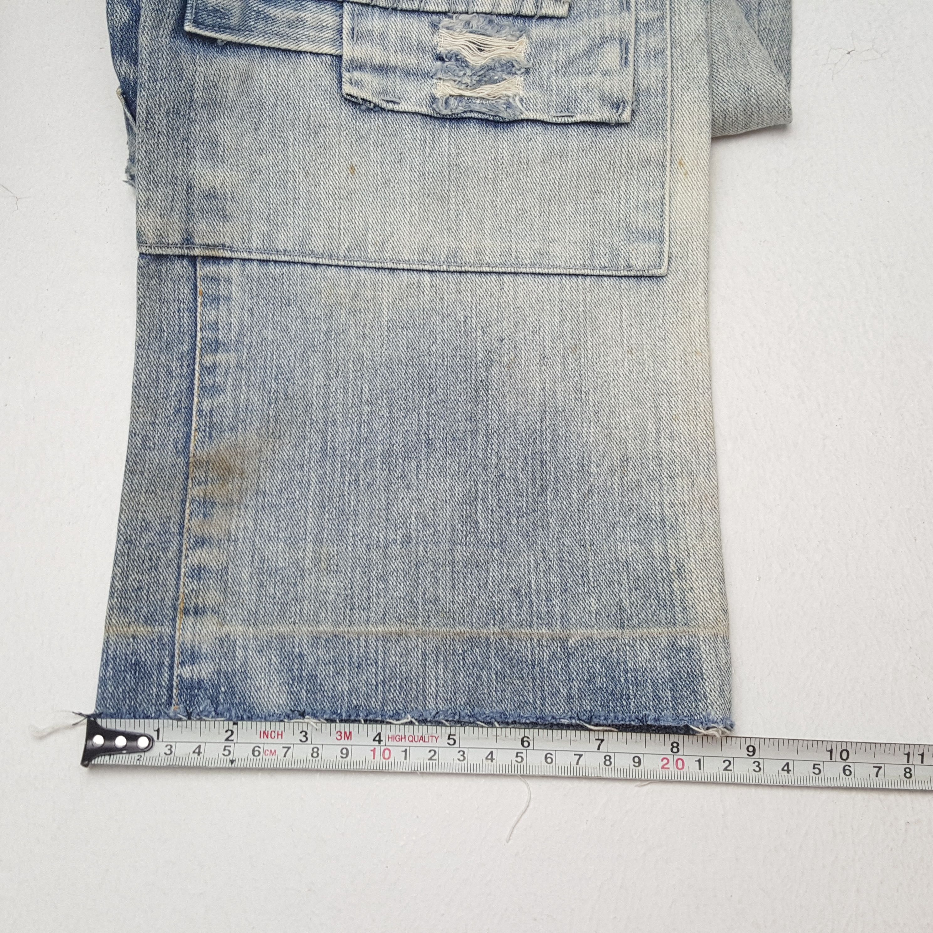 Satisfy × Vintage SATISFY Patchwork Style Fashion Rock Punk Design Jeans Size US 30 / EU 46 - 11 Thumbnail