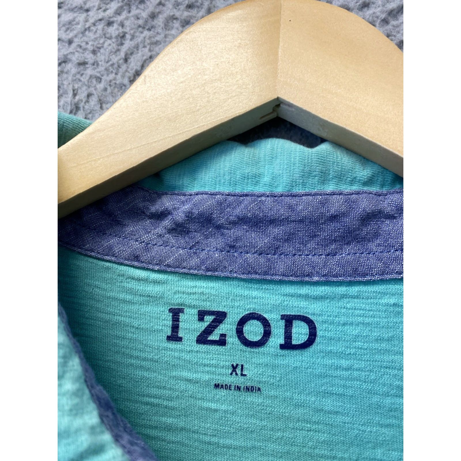 Izod IZOD Polo Shirt Green Men's XL Performance Golf Short Sleeve Button Collar Logo Casual Activewear Size US XL / EU 56 / 4 - 3 Thumbnail
