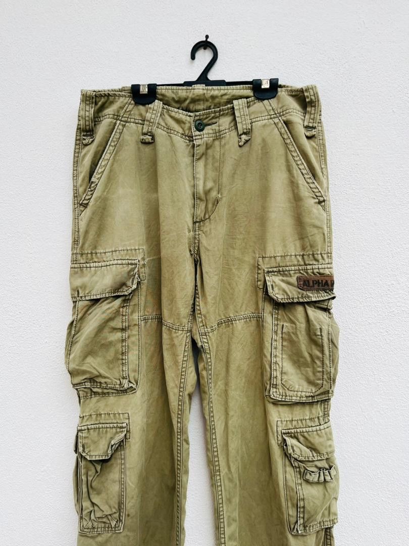 Alpha Industries × Japanese Brand Vintage Alpha Industries Big Pocket Hip Hop Fashion Style Size US 31 - 3 Thumbnail