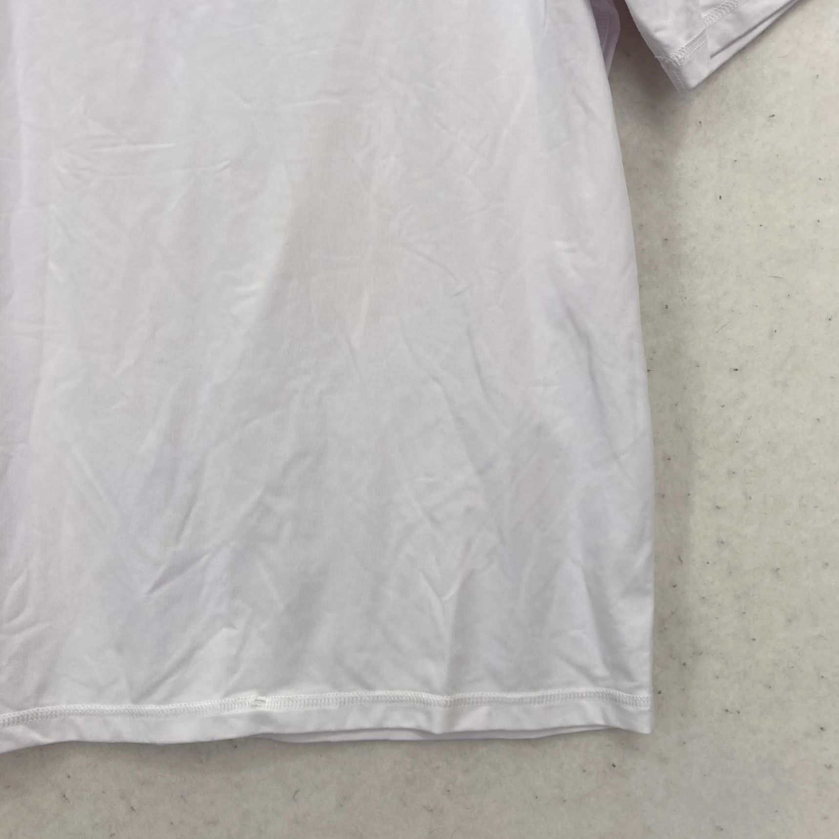 Quiksilver Quicksilver Perfect Surf T-Shirt Mens Small White Stretch Nylon Anti Microbial Size US S / EU 44-46 / 1 - 3 Thumbnail
