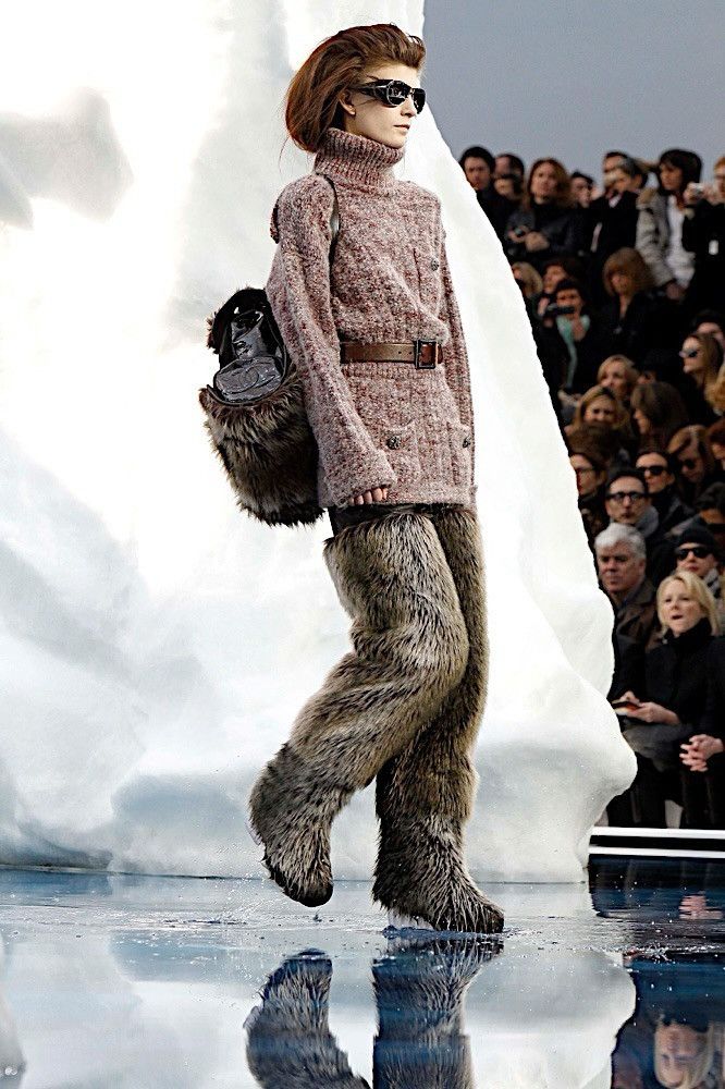Chanel Chanel 2010 Fantasy Furs Grey Backpack Size ONE SIZE - 3 Thumbnail