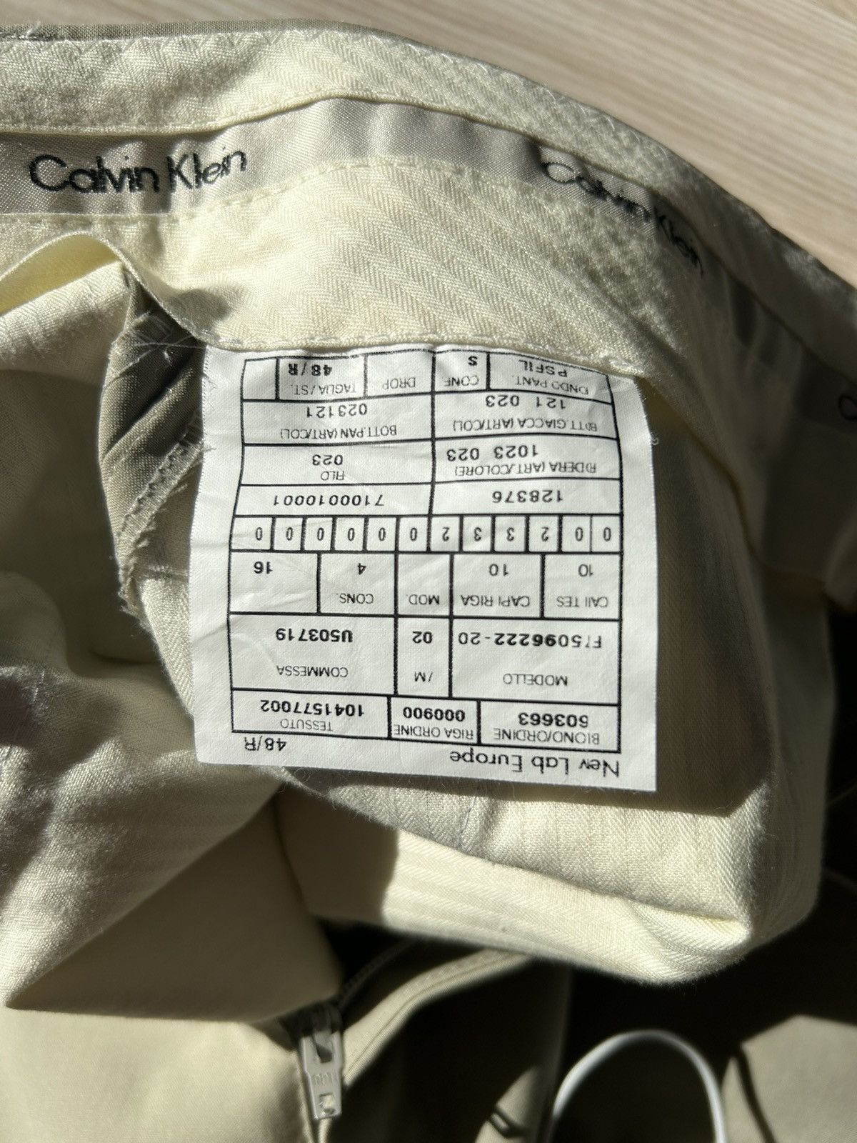 Calvin Klein 205W39NYC Calvin Klein Collection Runway Suit 1990s Size 48R - 8 Thumbnail