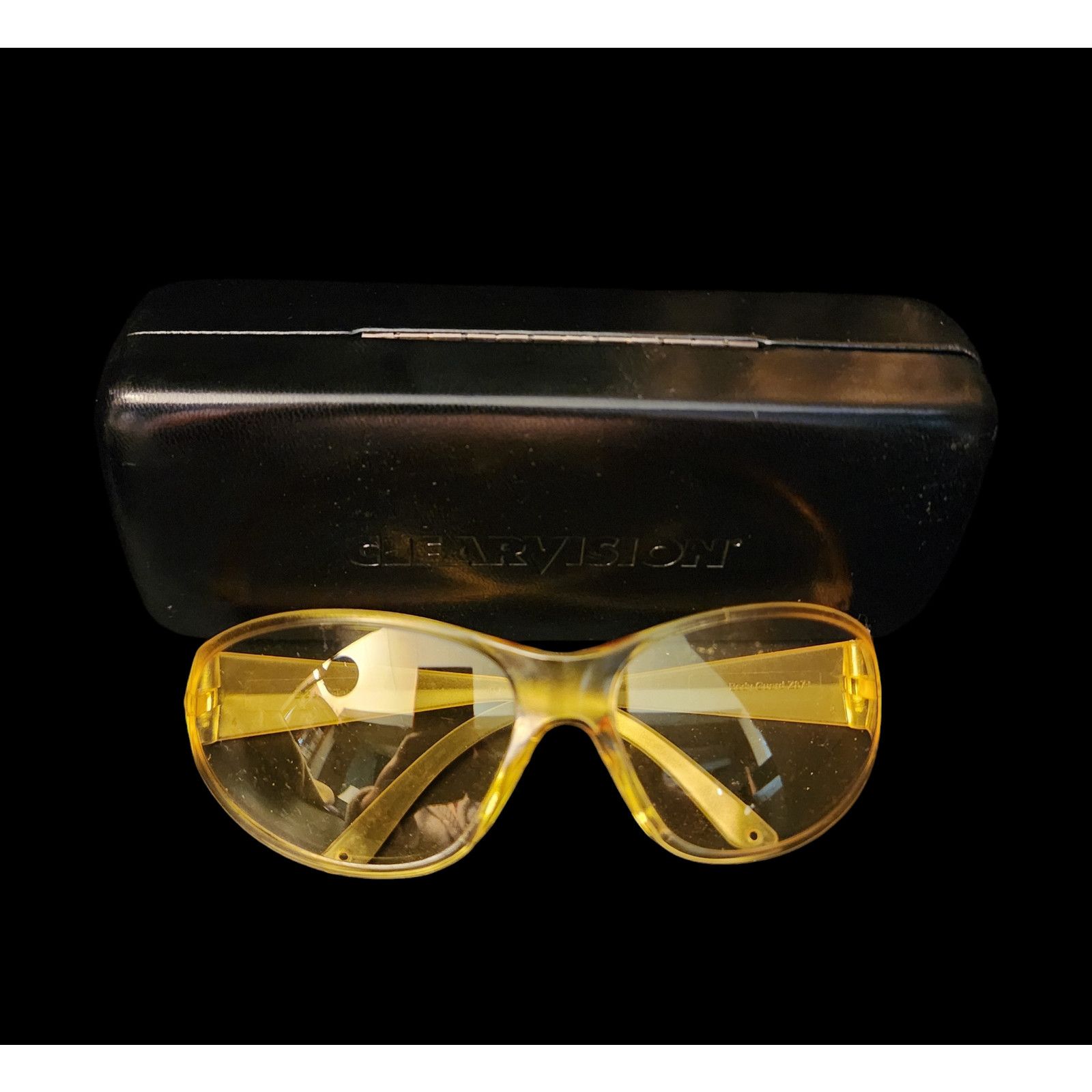 The Unbranded Brand Clearvision yellow lenses safety glasses with case. Size ONE SIZE - 1 Thumbnail