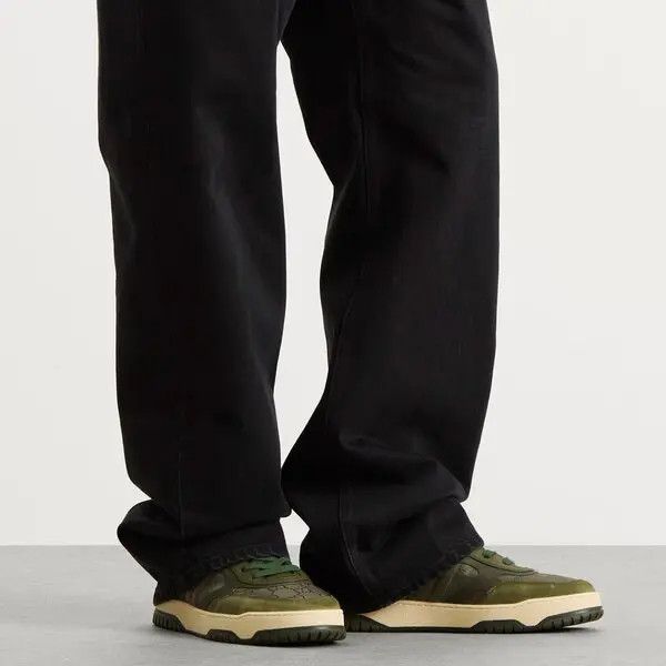 Gucci o1loc1c0326 831661 Men's Gucci Re-Web Sneakers in Green Size US 14 / EU 47 - 6 Thumbnail