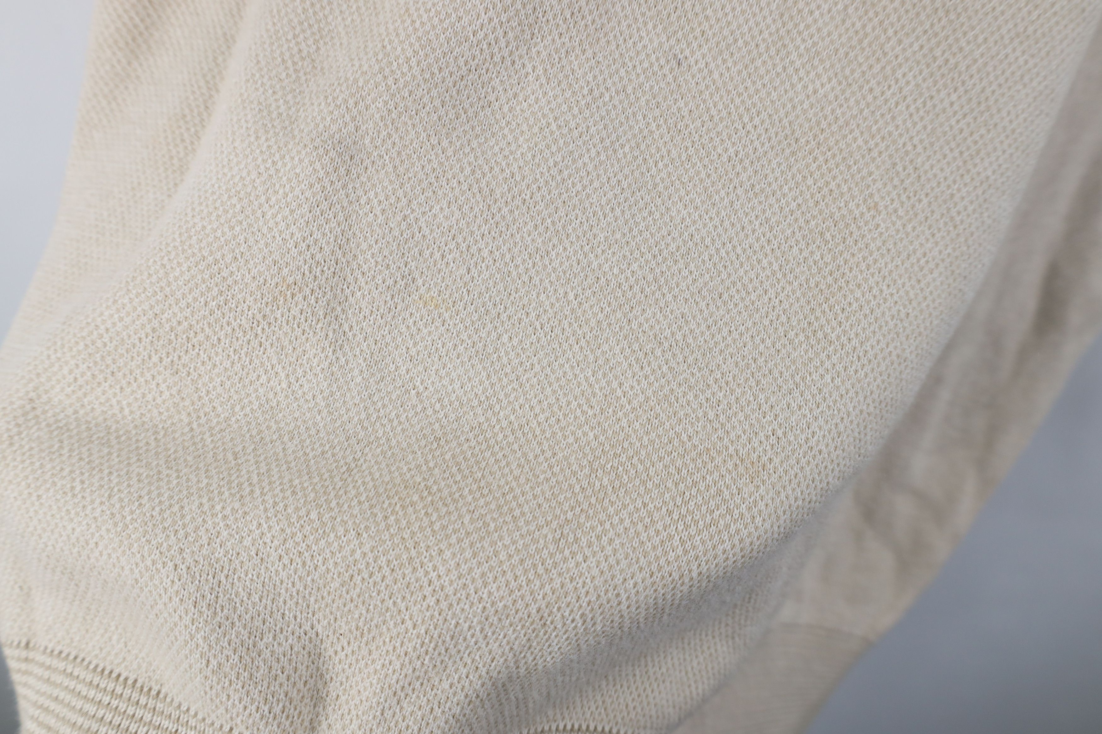 Vintage Vintage 90s Streetwear Thermal Knit Sweater Vest Beige Size US XXL / EU 58 / 5 - 5 Thumbnail