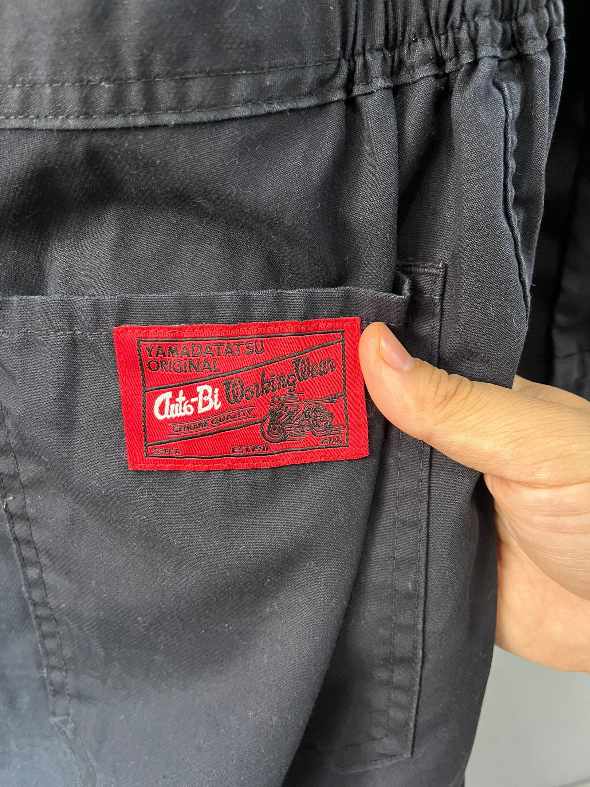 Japanese Brand Auto-Bi Japanese Workwear Coverall Navy Red Zip Size US M / EU 48-50 / 2 - 14 Thumbnail