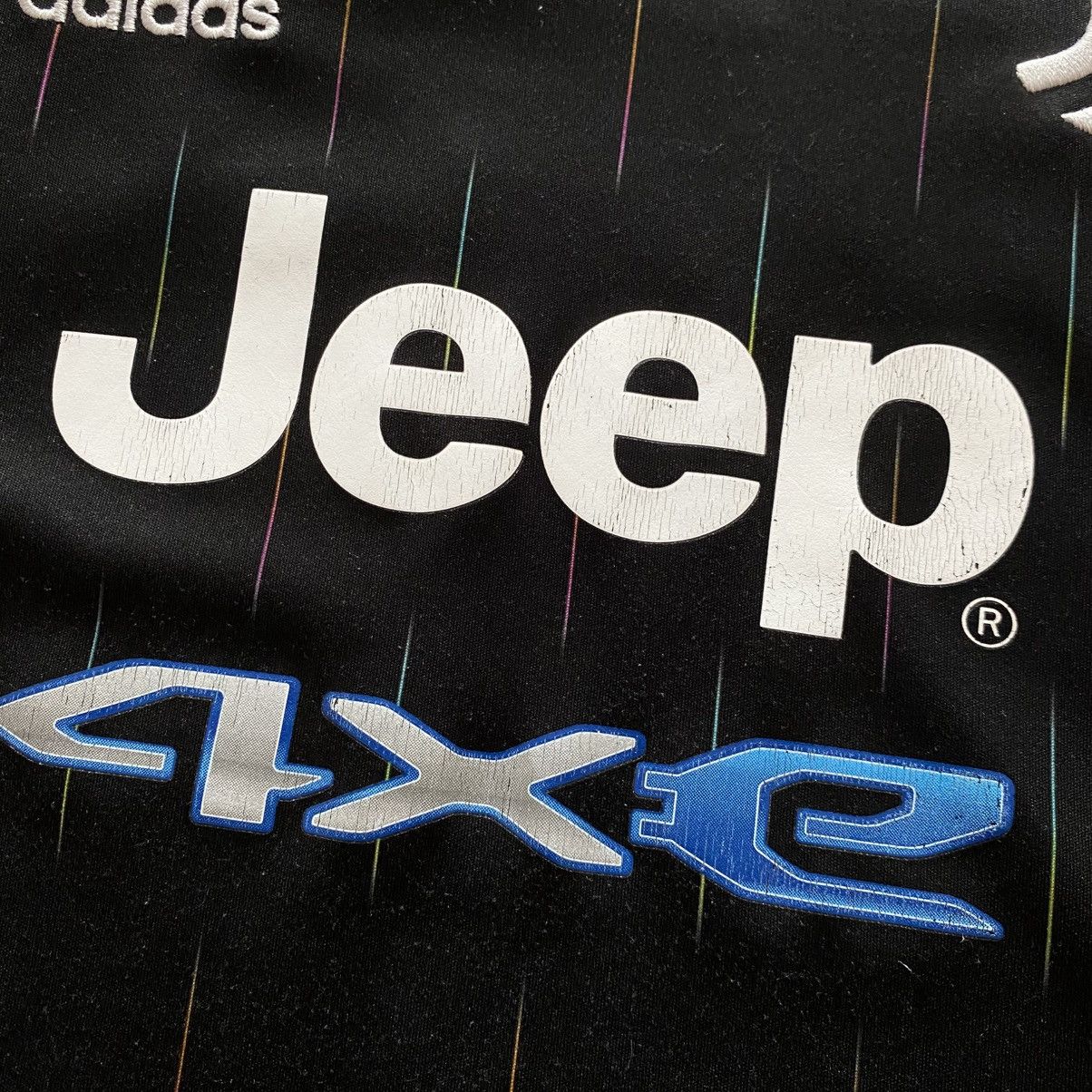Adidas × Vintage Adidas Juventus 2021/22 Chiesa 22 UEFA Black Away Jersey Tee Size US S / EU 44-46 / 1 - 3 Thumbnail