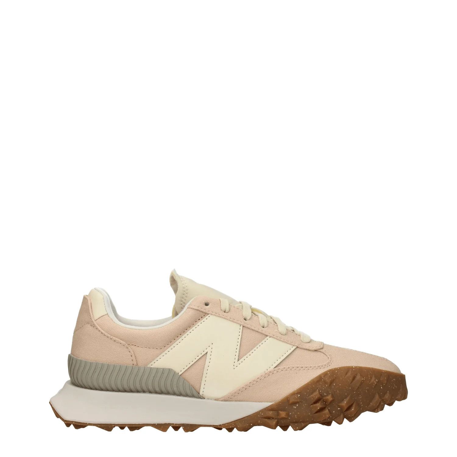 ob1o1e0925 Fabric Low-Top Sneakers in Beige