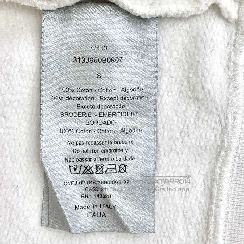 Other Dior White logo letter embroidery cotton lapel half-zipper Size US S / EU 44-46 / 1 - 7 Thumbnail