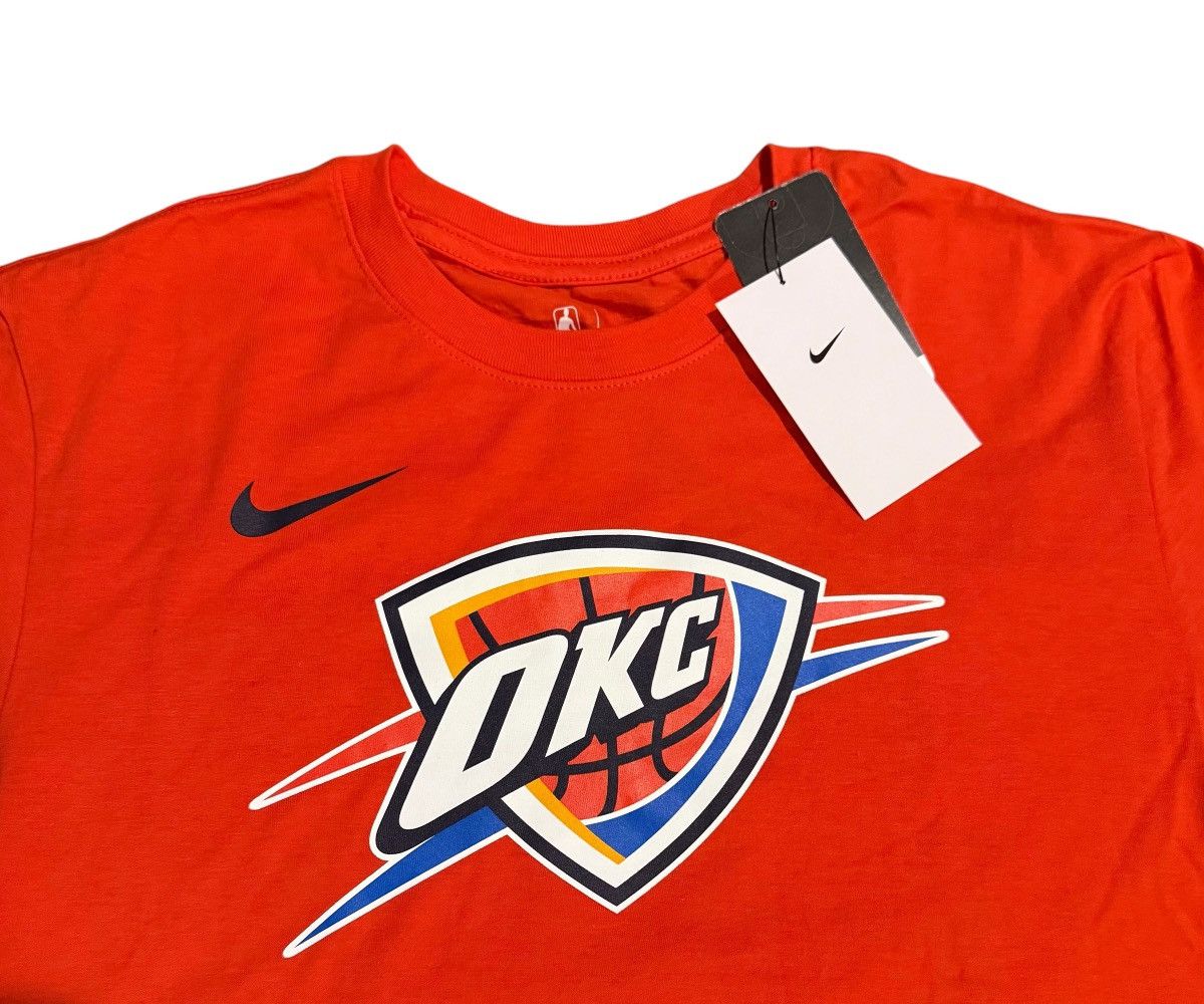 Nike NBA OKC Thunder orange Nike Dri Fit adult small tee NWT Size US S / EU 44-46 / 1 - 2 Thumbnail