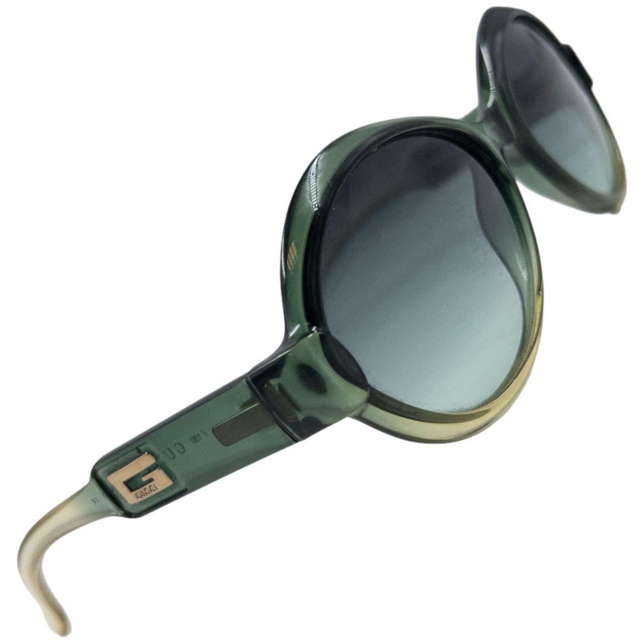 Gucci Vintage Gucci Round Sunglasses Size ONE SIZE - 5 Thumbnail
