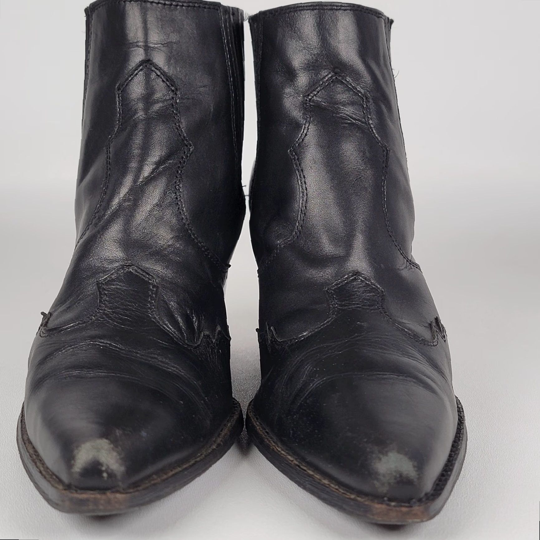 Sam Edelman Sam Edelman Black Winona Leather Western Boots Women 9 M Size US 9 / IT 39 - 2 Thumbnail