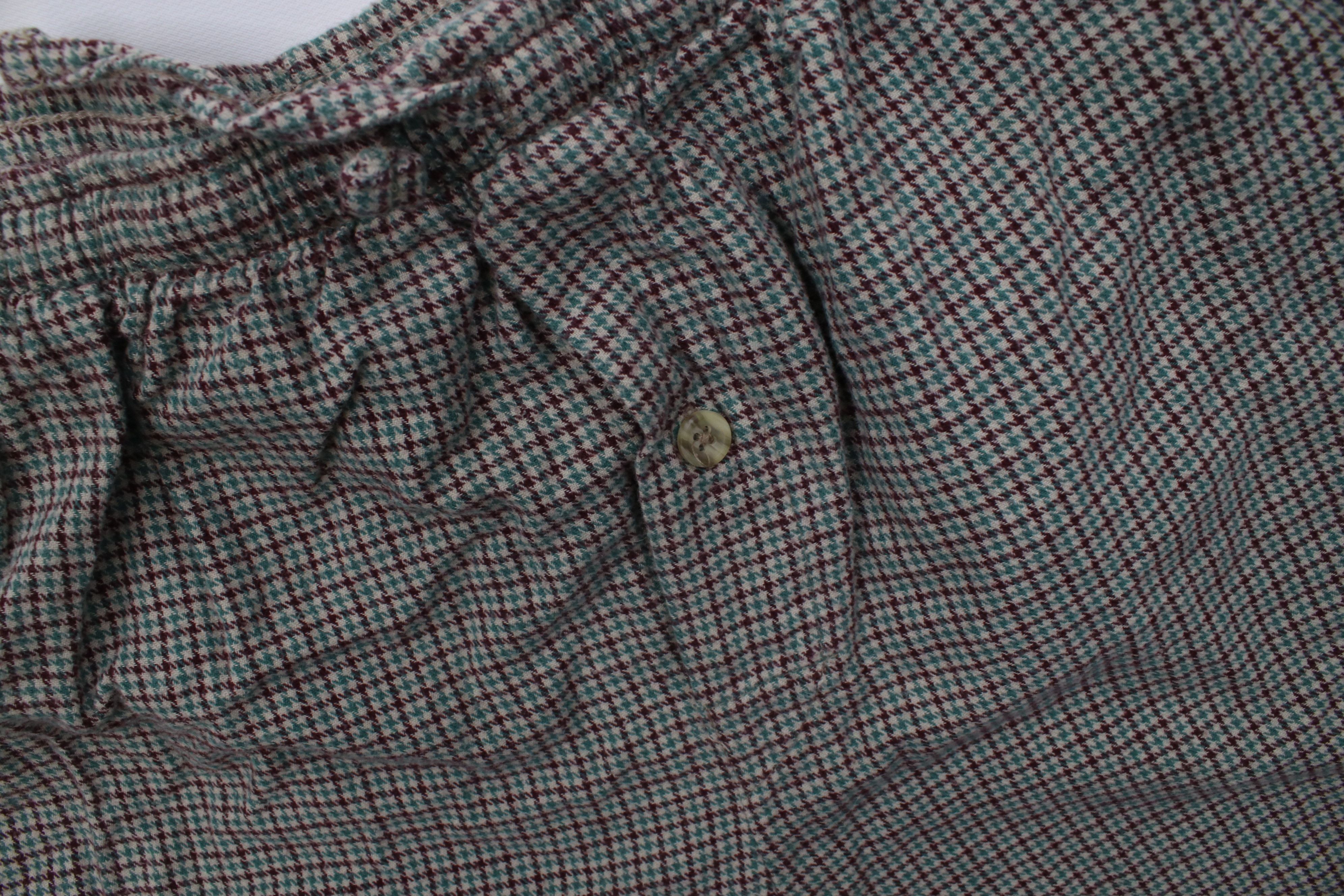 Vintage Vintage 90s Streetwear Houndstooth Flannel Pajamas Pants Size US 34 / EU 50 - 7 Thumbnail