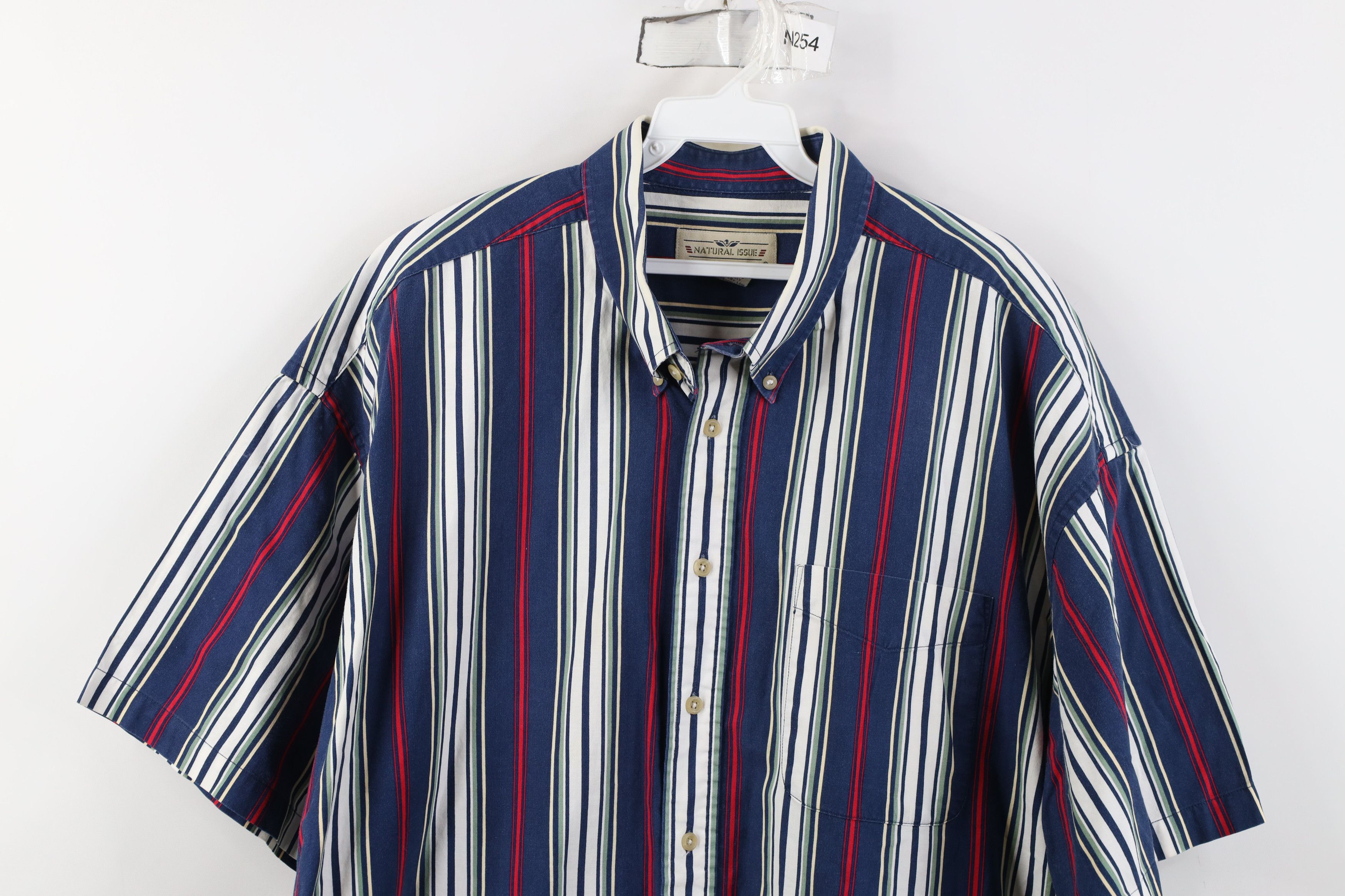 Vintage Vintage 90s Streetwear Short Sleeve Button Down Shirt Size US XXL / EU 58 / 5 - 2 Thumbnail