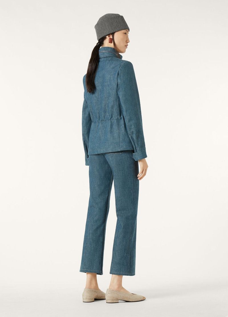 Loro Piana o1srvl11e0526 FAP2842 Traveler Mini Field Jacket in Blue Size L / US 10 / IT 46 - 5 Thumbnail