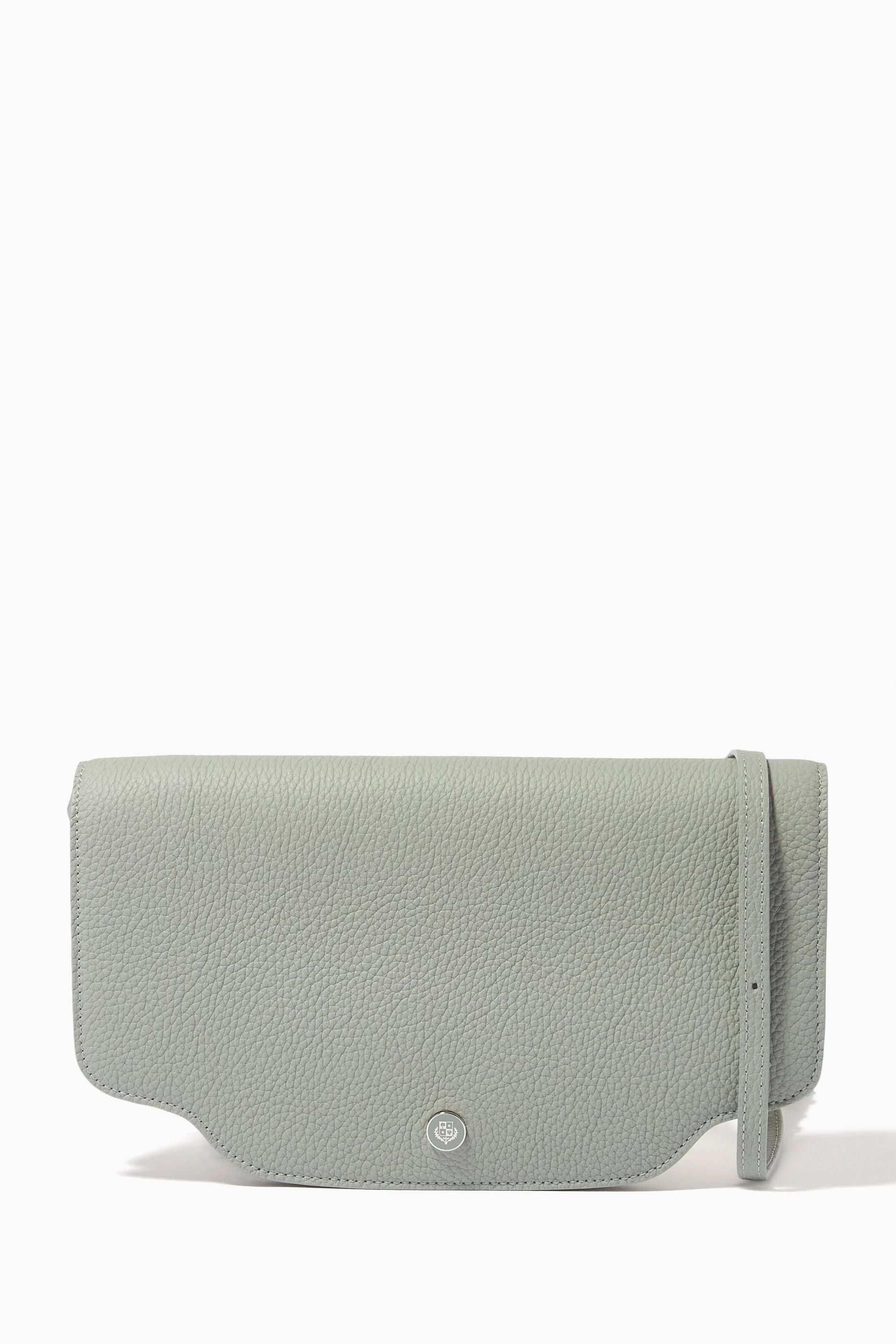 Loro Piana o1srvl11e0924 Size: / OS Sesia Clutch Purse Bag in Grey Size ONE SIZE - 1 Thumbnail