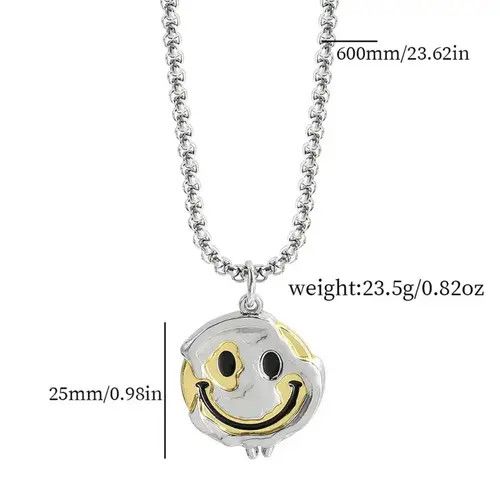 Jewelry Smiley Face Necklace Size ONE SIZE - 2 Thumbnail