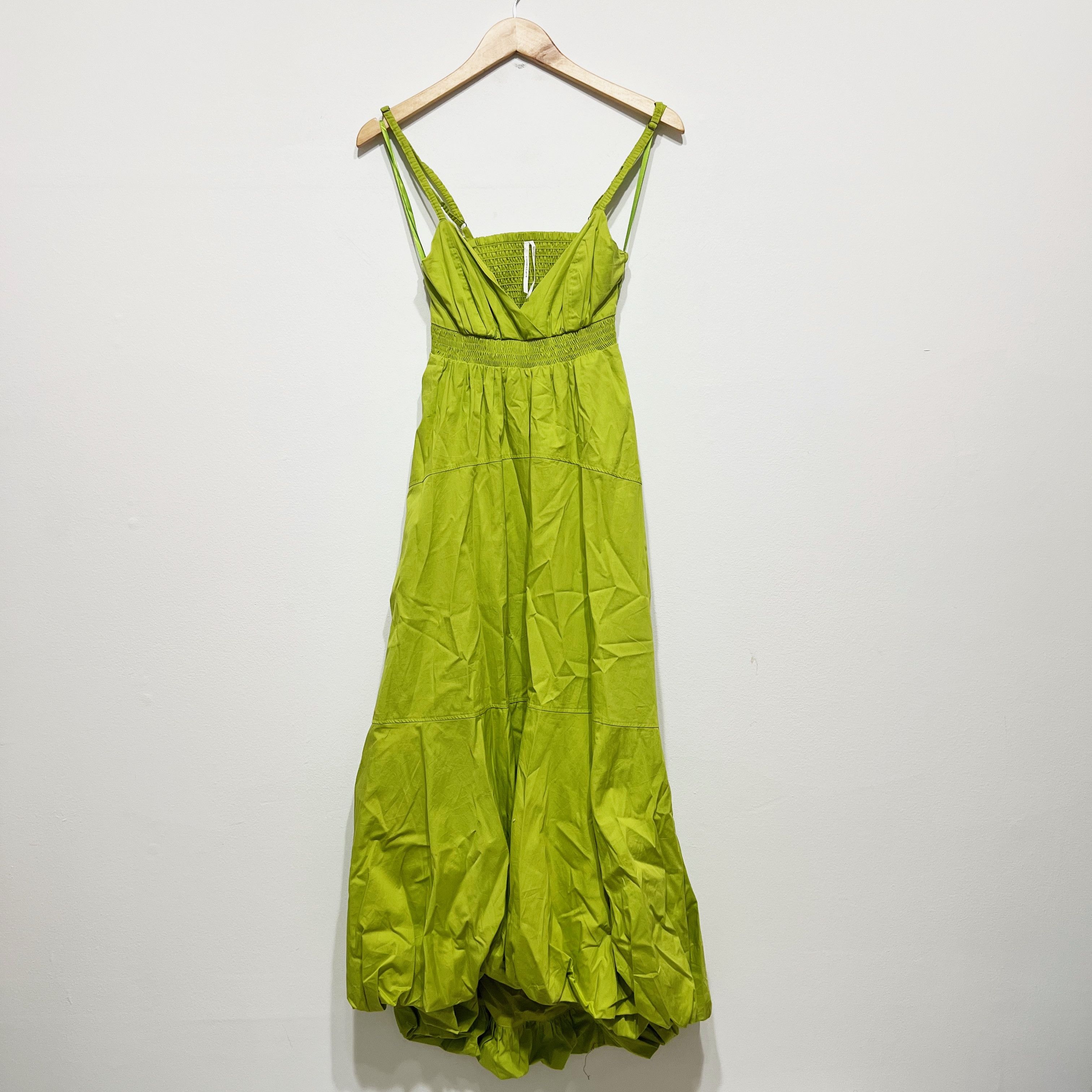 anthropologie moss green dress Tiana Mint Satin Split Gown | Bridesmaid Dress