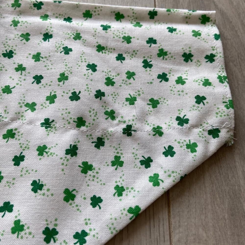 Designer Clover Dog Bandana Size ONE SIZE - 2 Thumbnail