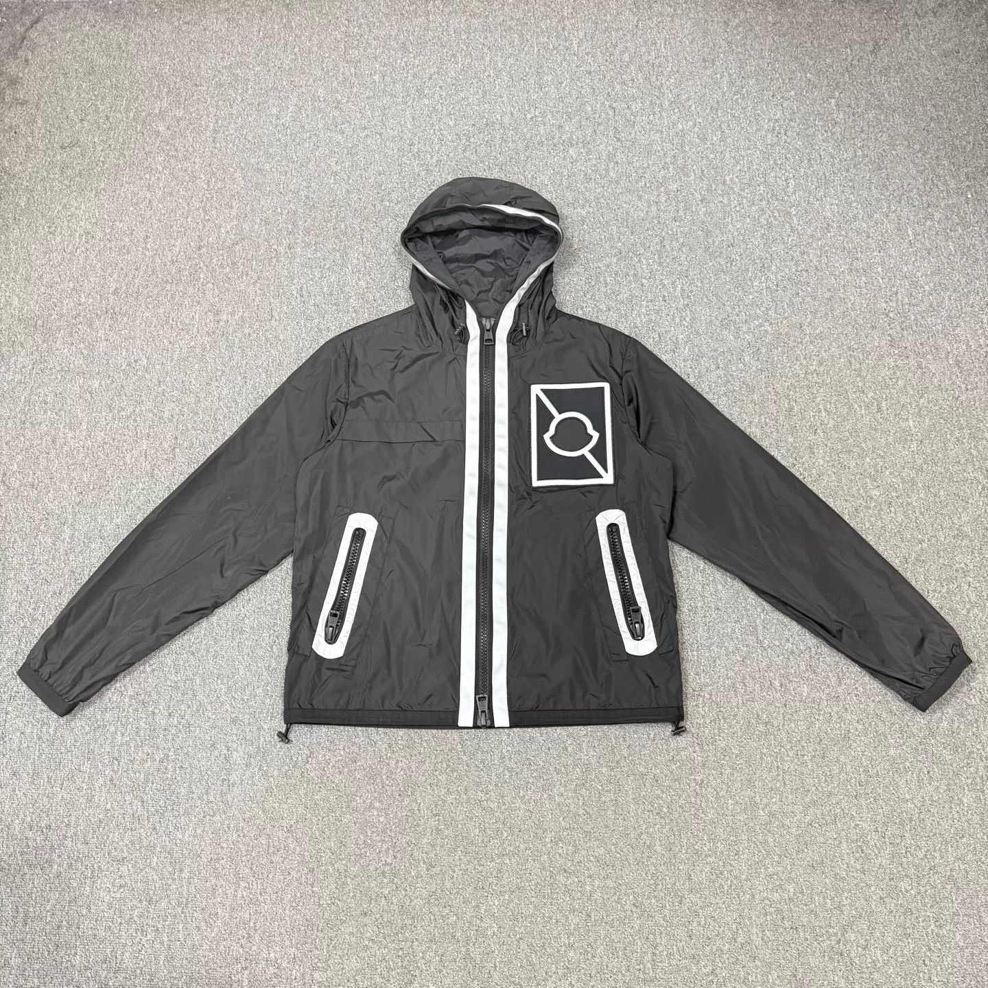 Moncler Moncler Black Reflective 3 99 New Jacket Size US L / EU 52-54 / 3 - 1 Thumbnail