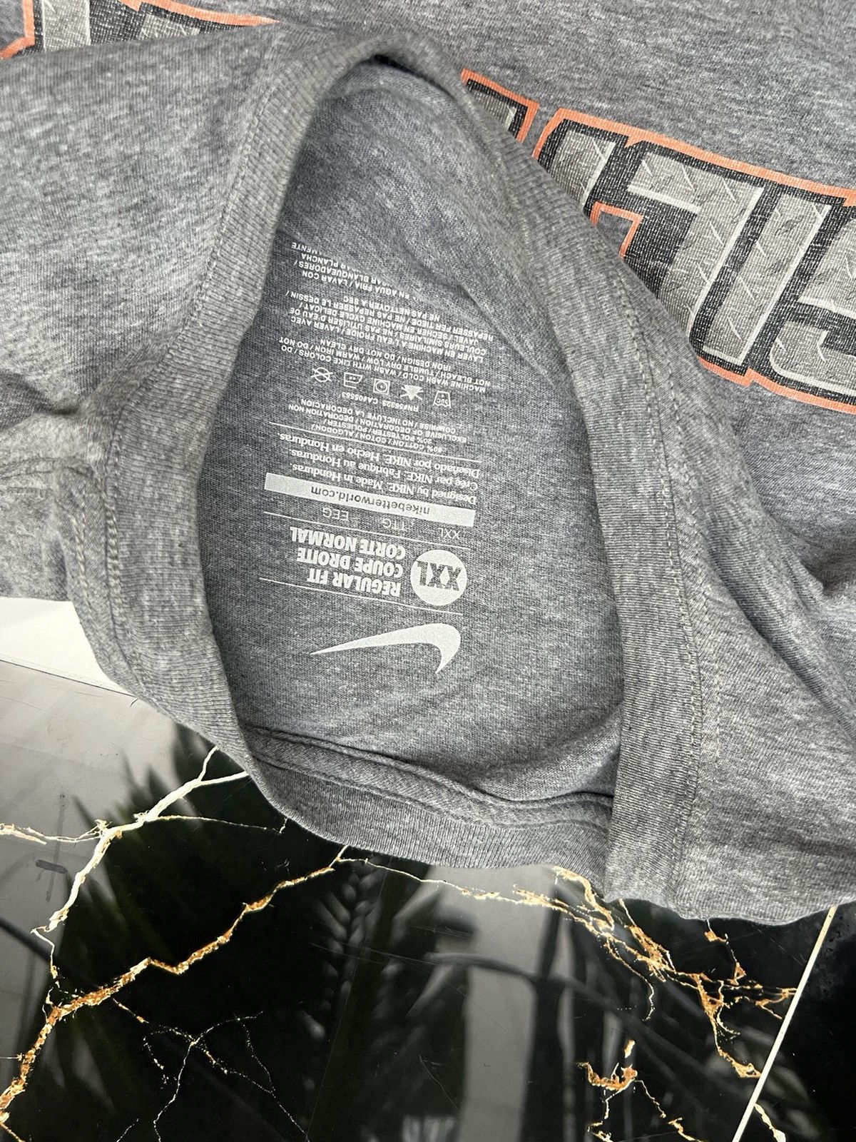 Nike × Vintage 90's NIKE GILTNER CENTR SWOOSH Y2K RARE TEE BIG LOGO Size US XL / EU 56 / 4 - 5 Thumbnail