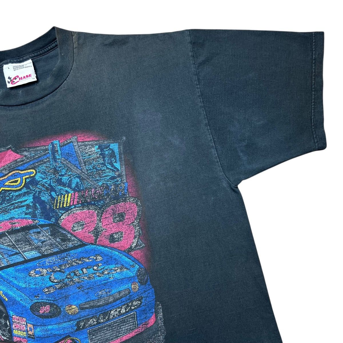 Chase Authentics × NASCAR × Vintage 1990s Nascar Dale Jarrett 88 The Winning Quality Graphic Tee Size US L / EU 52-54 / 3 - 7 Thumbnail