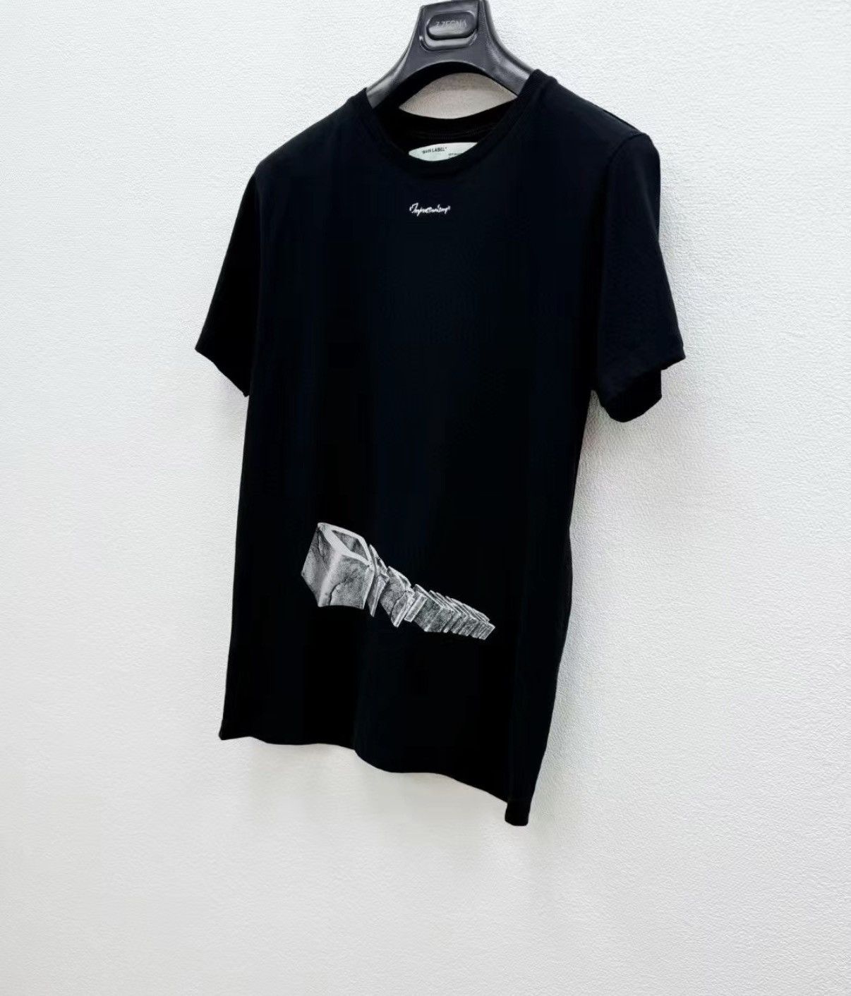 Off-White OFF-WHITE 100% Cotton Short Sleeve T-shirt J30 Size US M / EU 48-50 / 2 - 2 Thumbnail