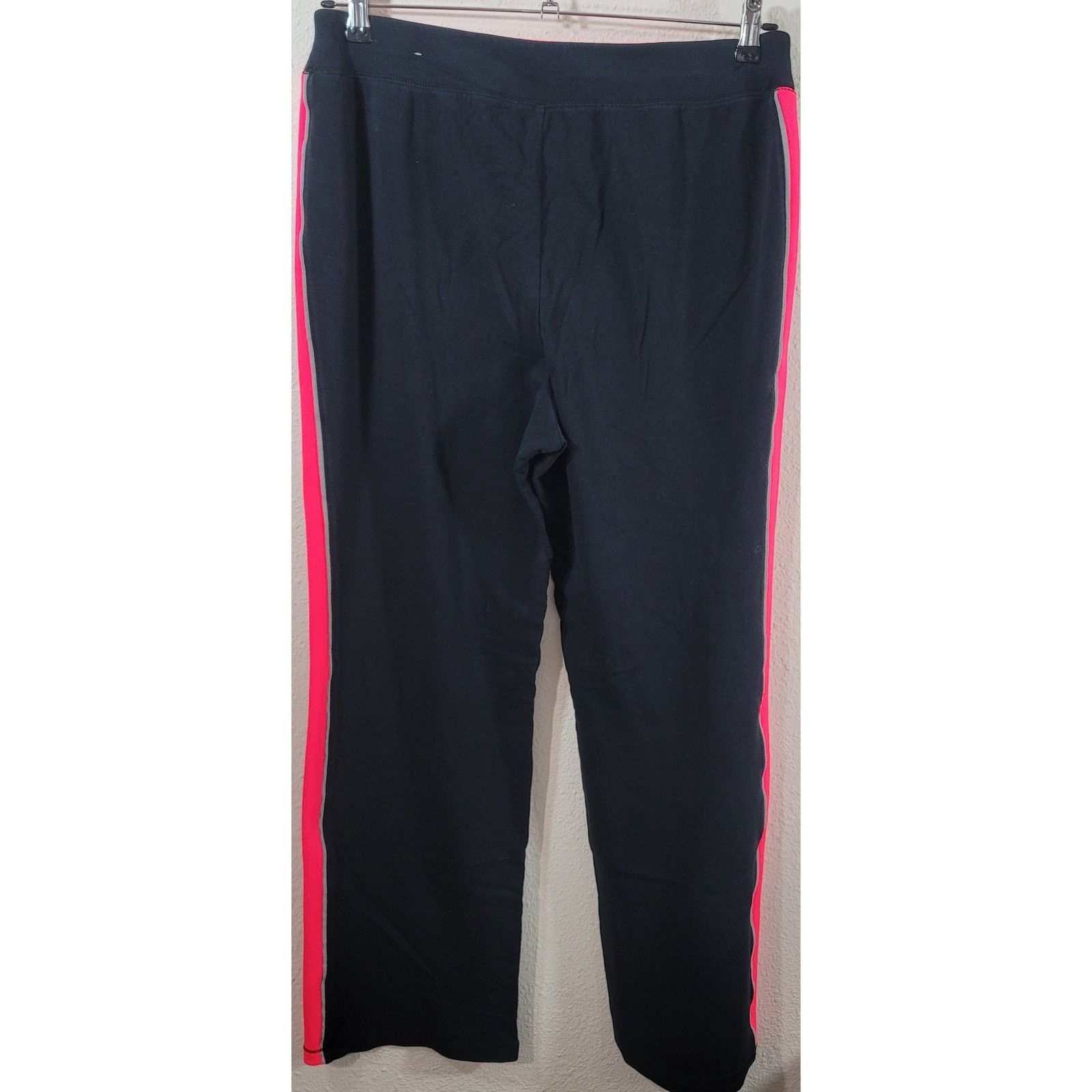 Other Catherines Black Pink Pull On Sweat Pants 14W 16W Plus Size 36" / US 14 / IT 50 - 3 Thumbnail