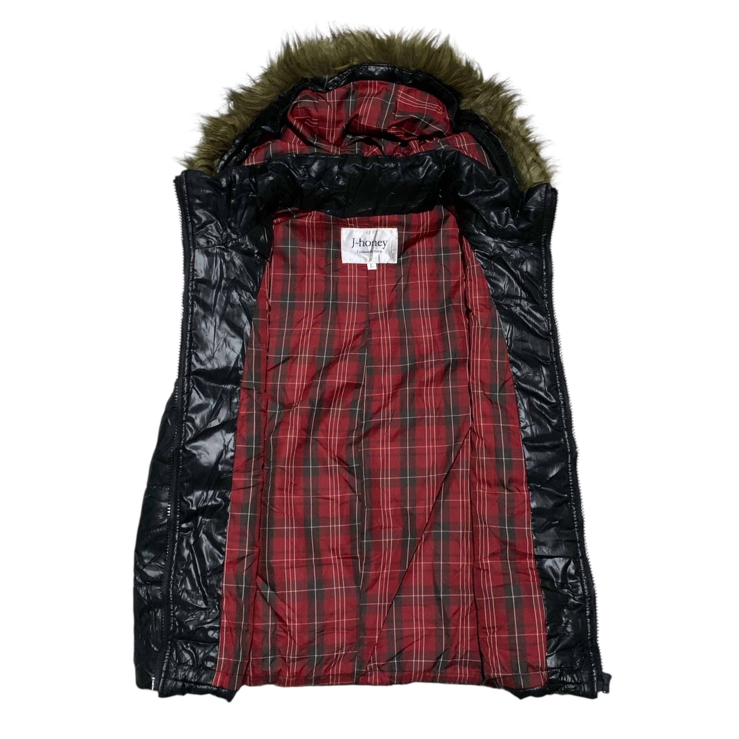 Le Grande Bleu (L.G.B.) 2000’s J-honey Puffer Fur Vest LGB Ifsixwasnine Jacket Size US L / EU 52-54 / 3 - 3 Thumbnail