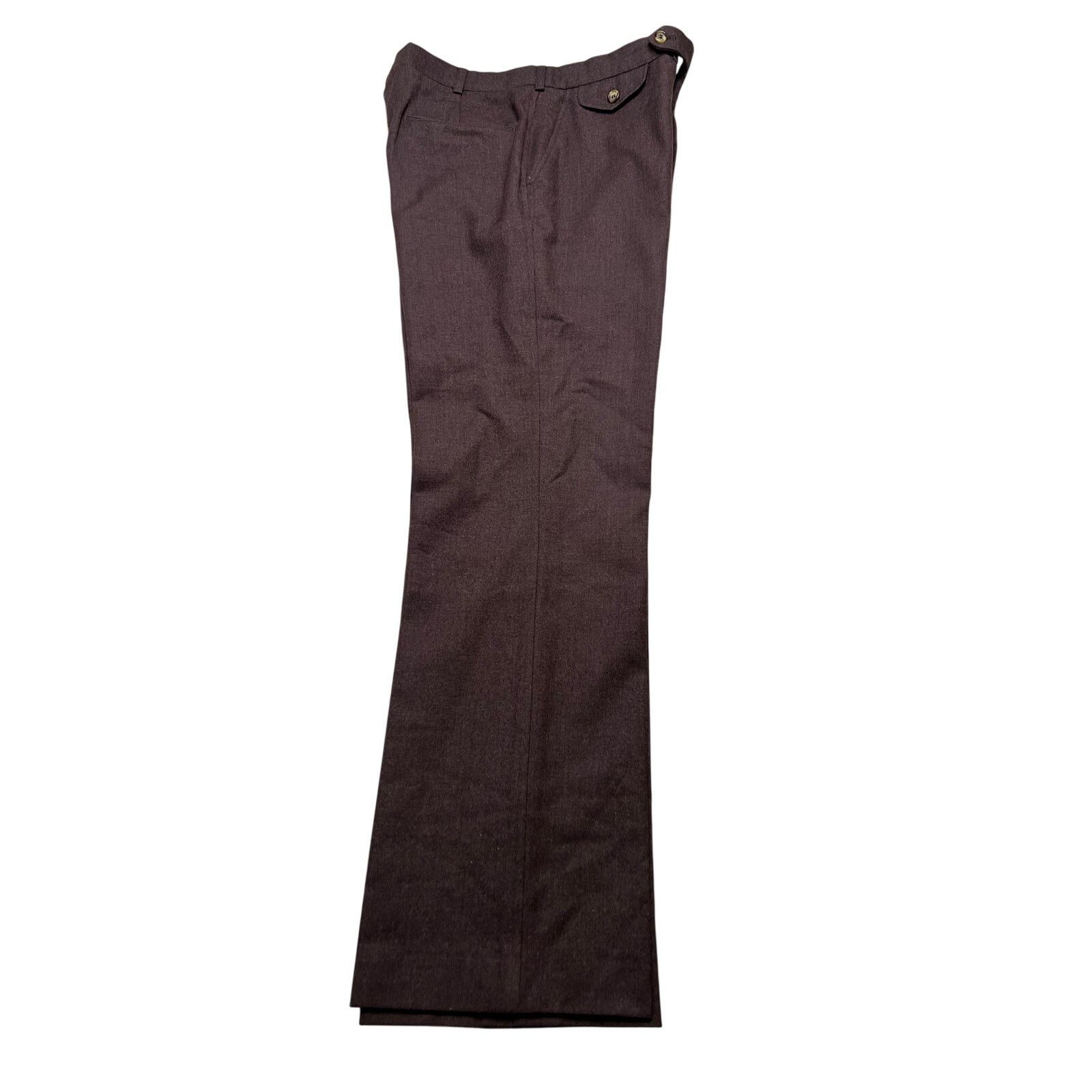 Club Room Club Room Bamberger’s 100% Wool Dress Pants Brown 34R 90s Size US 34 / EU 50 - 8 Thumbnail