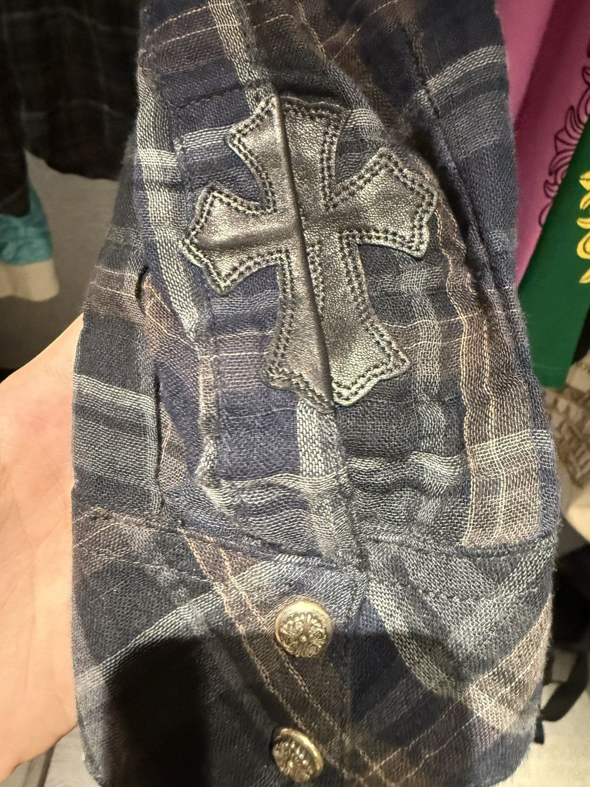 Chrome Hearts Chrome Hearts Flannel Shirt M Size US M / EU 48-50 / 2 - 4 Thumbnail