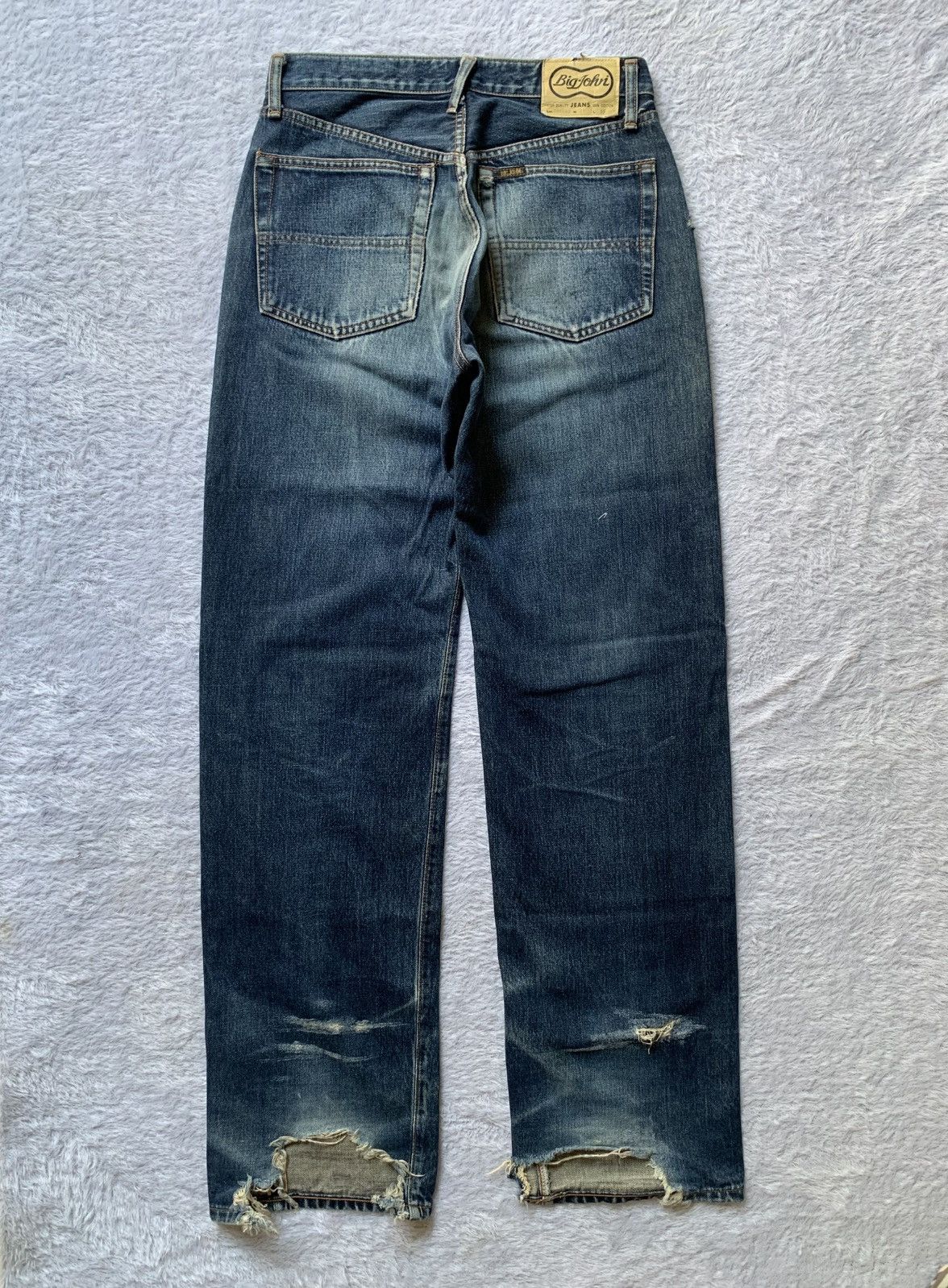 Big John Vintage big john first model distressed and ripped selvedge Size US 30 / EU 46 - 8 Thumbnail