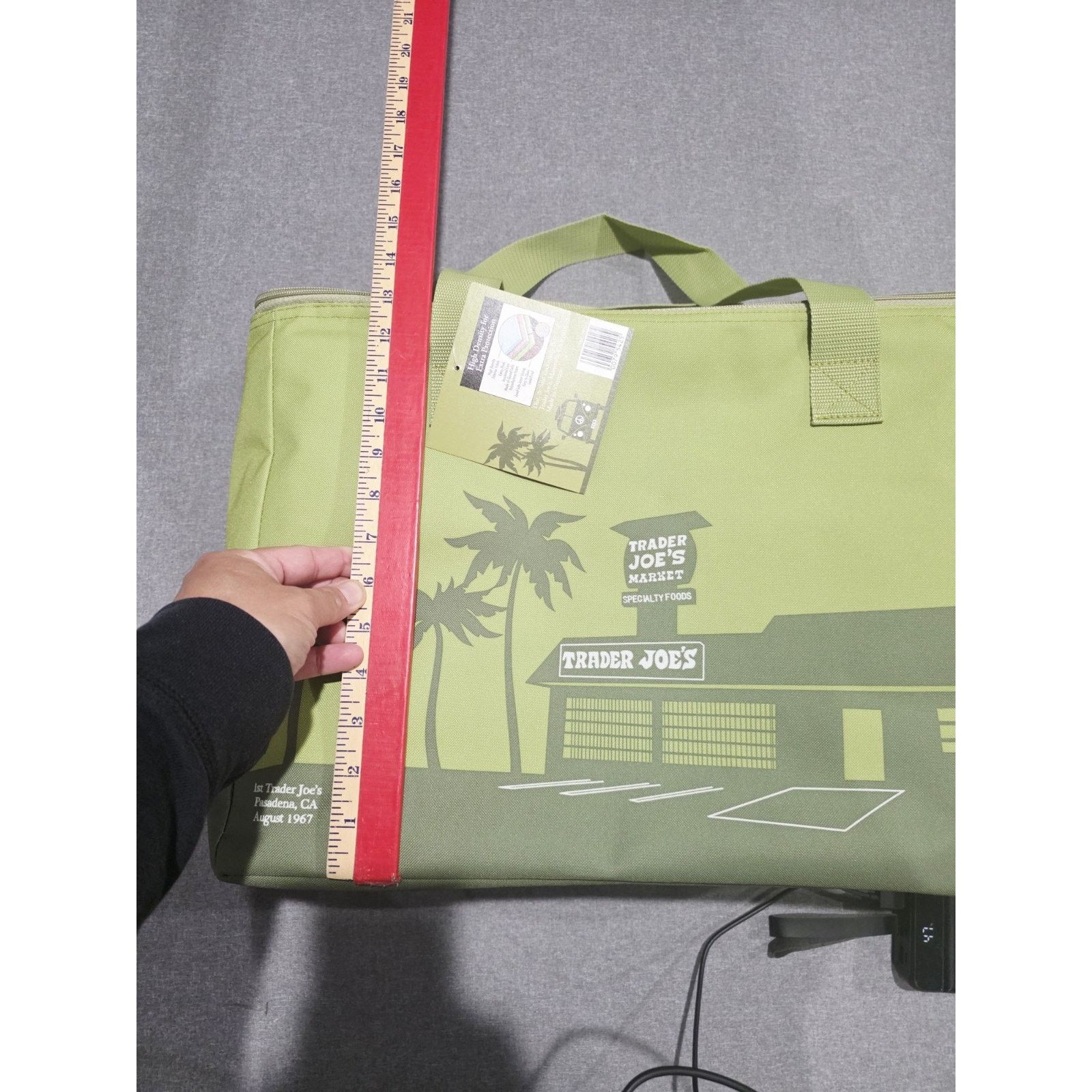 Other Trader Joe's Reusable Large Insulated Cooler Tote Bag Olive Size ONE SIZE - 4 Thumbnail