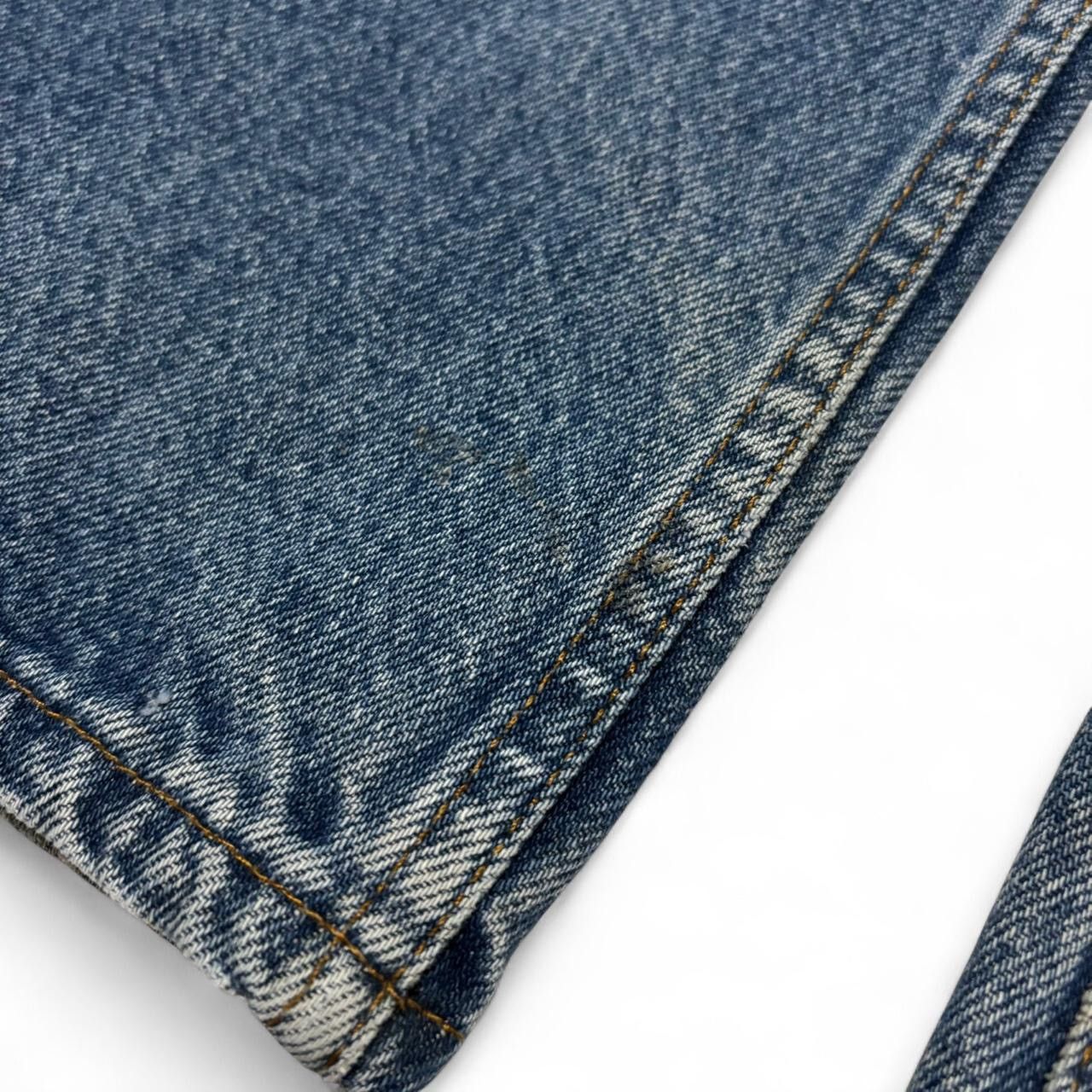 Vintage Vintage 90s Faded Midwash Blue Straight Leg Denim Jeans Size US 36 / EU 52 - 3 Thumbnail