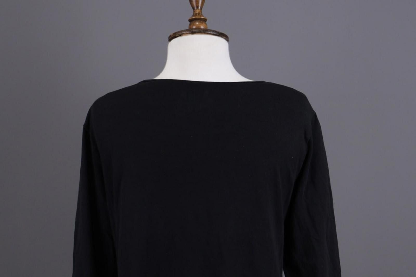 Designer Gudrun Sjoden Black Lagenlook Relaxed A-Line Dress Size L Size L / US 10 / IT 46 - 11 Thumbnail
