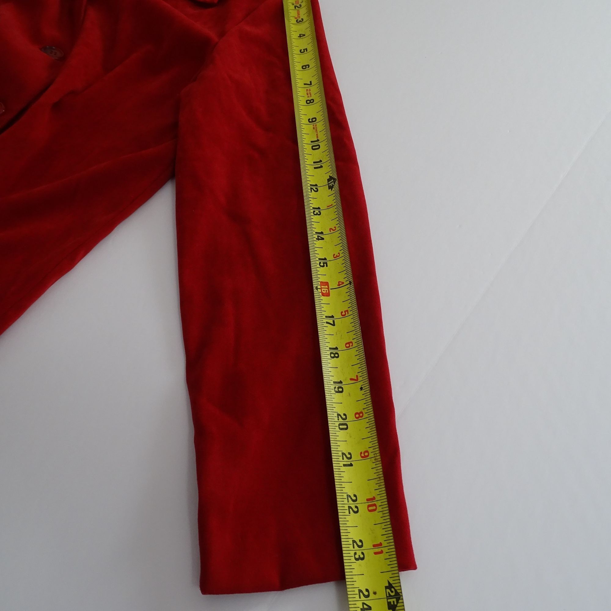 Other Vintage Y2K Briggs New York Red Button Up Shirt Jacket Small Size S / US 4 / IT 40 - 9 Thumbnail