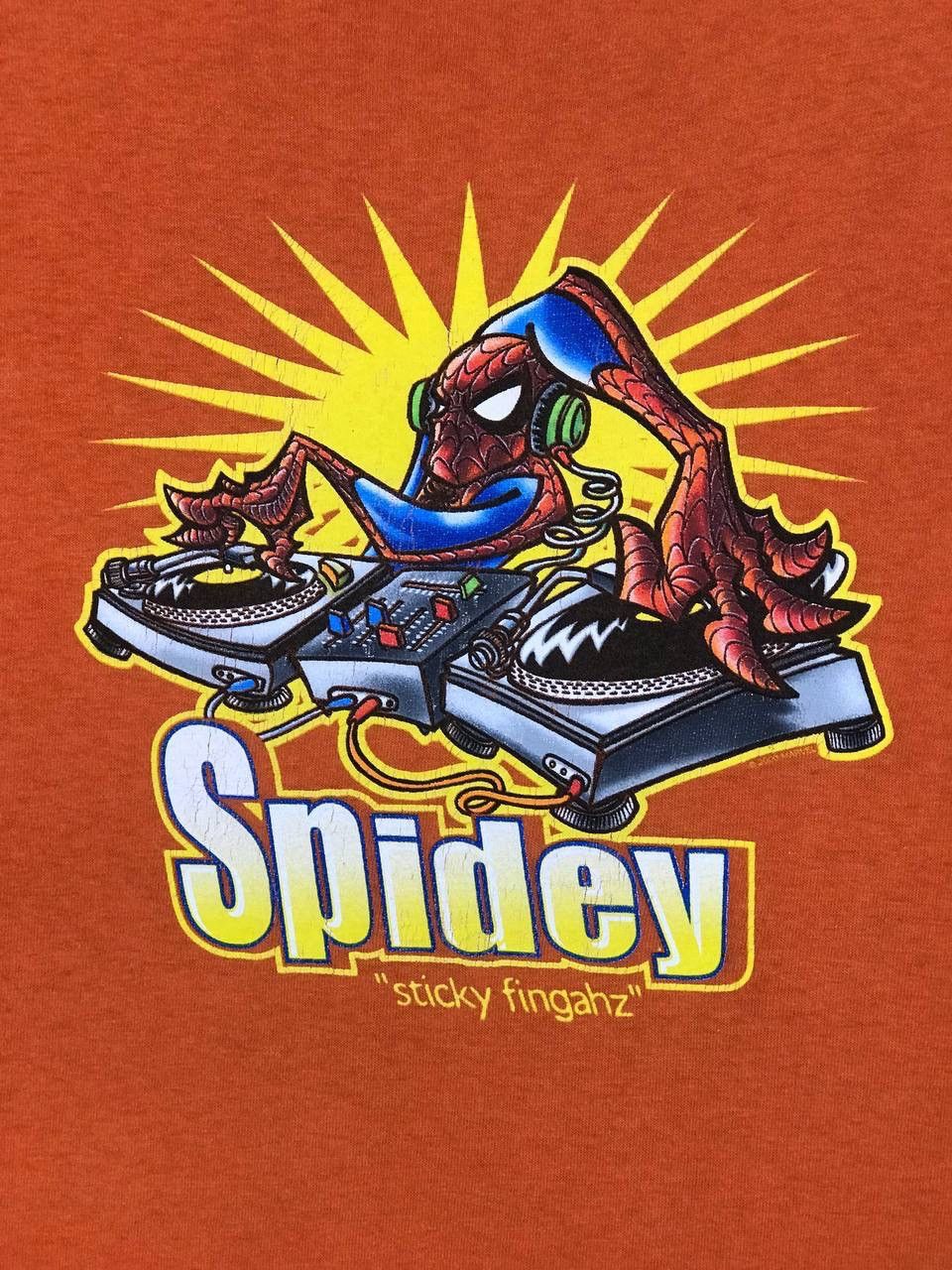 Marvel Comics × Vintage vintage Spiderman peter parker spidey dj marvel cartoon Size US XL / EU 56 / 4 - 3 Thumbnail