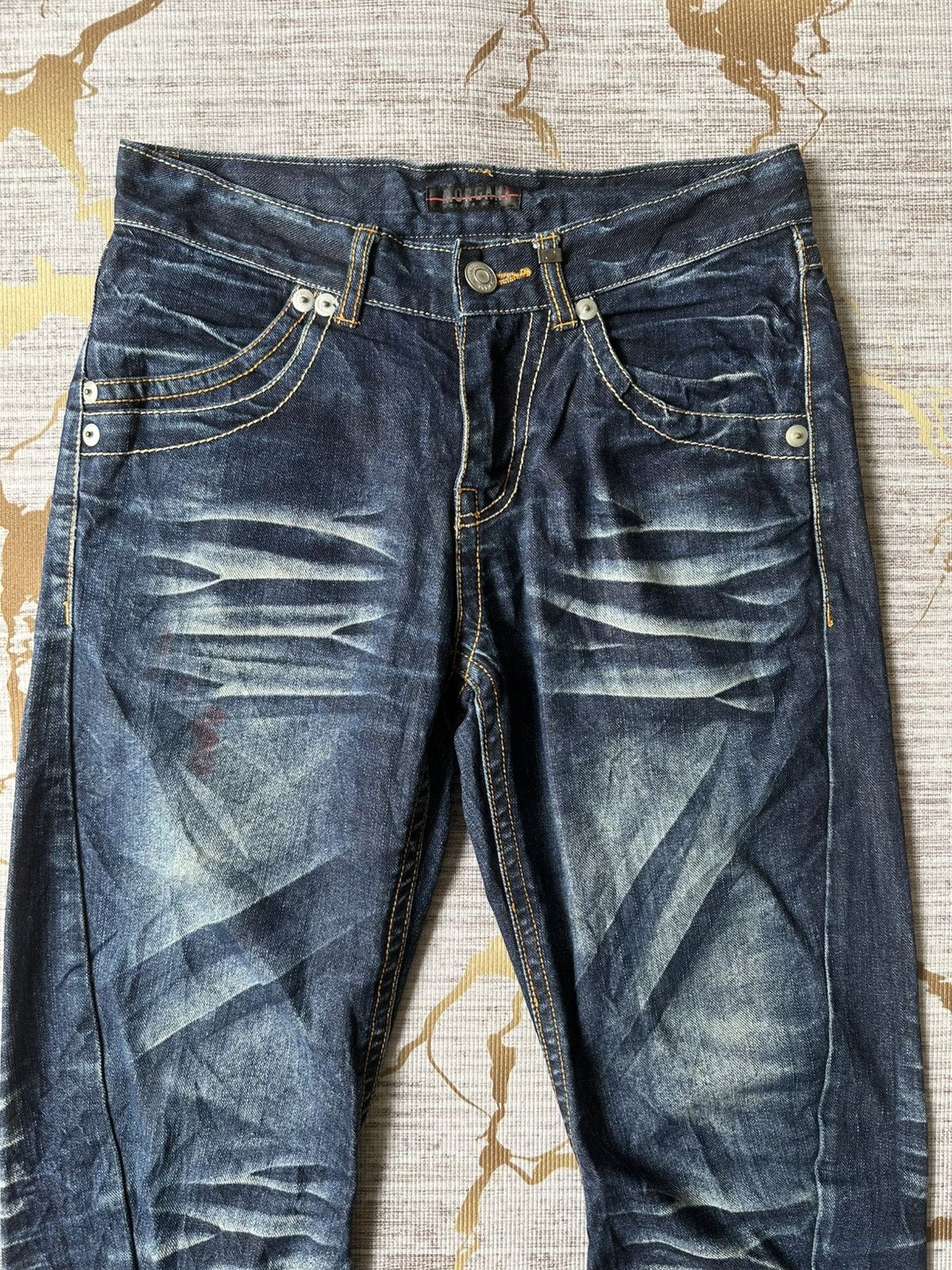 Morgan Homme Morgan Homme De Toi Claw Marks Curve Leg Design Denim Size US 29 - 5 Thumbnail