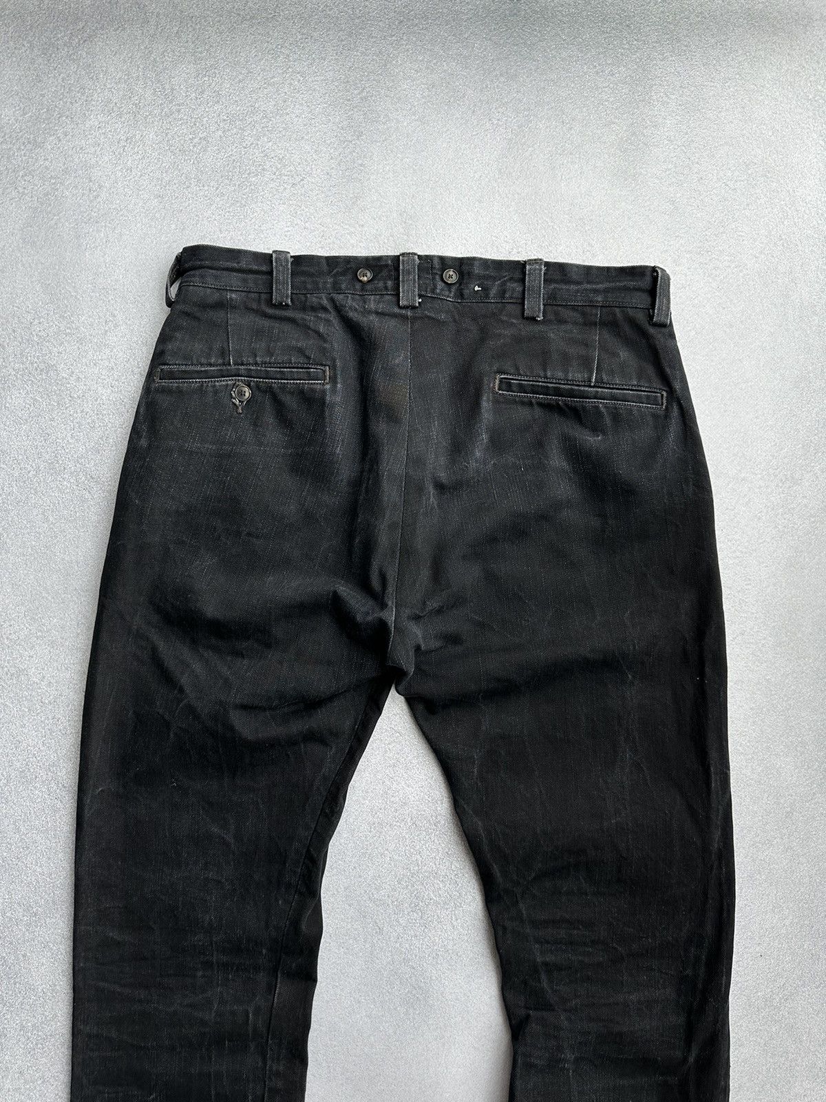 Lee × Vintage Vintage Lee 101 Rider Cowboy Black Heavy Jeans Size US 32 / EU 48 - 13 Thumbnail