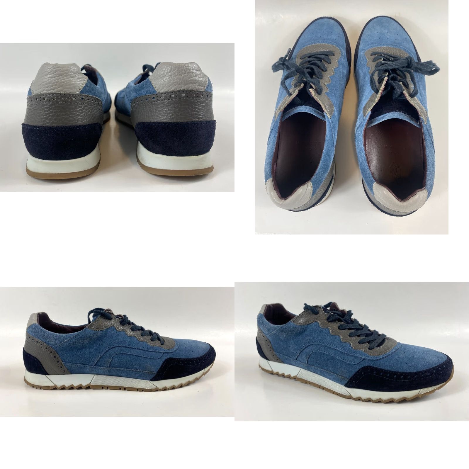 Noah Noah Waxman Men’s Greenwich Navy Suede Sneakers Casual Sneakers Navy Low-Top Size 9.5 Mens Leather Lining Rubber Sole Made Portugal Size US 10 / EU 43 - 9 Thumbnail