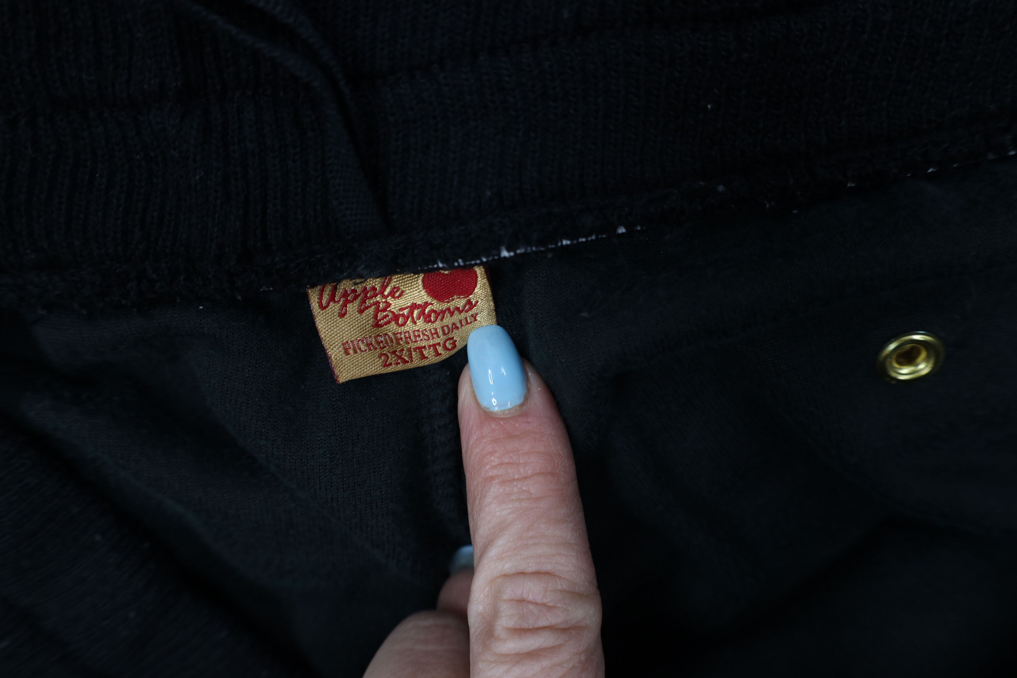 Vintage Vintage 90s Y2K Apple Bottoms Wide Leg Sweatpants Pants Size 38" / US 16 / IT 52 - 8 Thumbnail