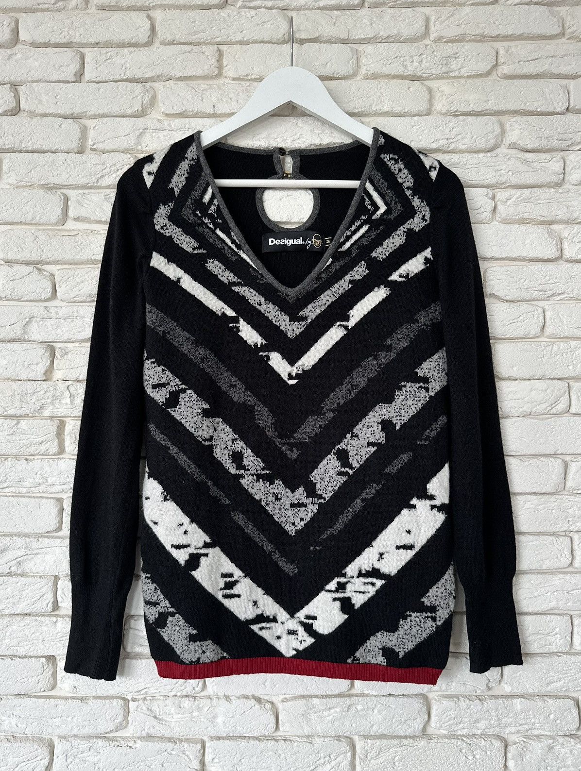 Desigual × Japanese Brand Desigual by Christian Lacroix Knit Sweater Cardigan Size M Size M / US 6-8 / IT 42-44 - 1 Thumbnail