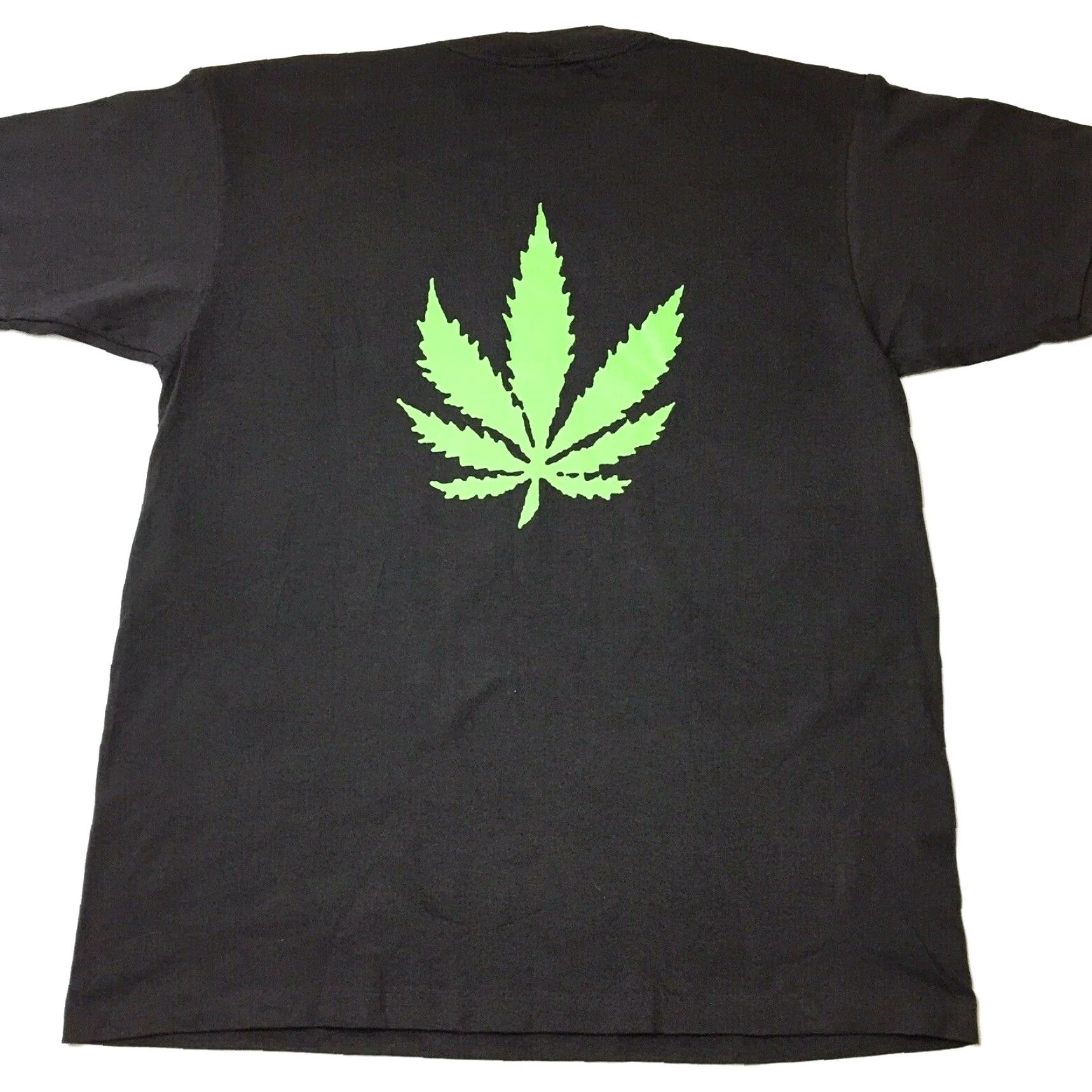 Vintage VINTAGE Legalize Shirt EUC Large USA Shirt Mens 1990s Black 100% Cotton Short Sleeve Oneita Large Mens Size US L / EU 52-54 / 3 - 7 Thumbnail