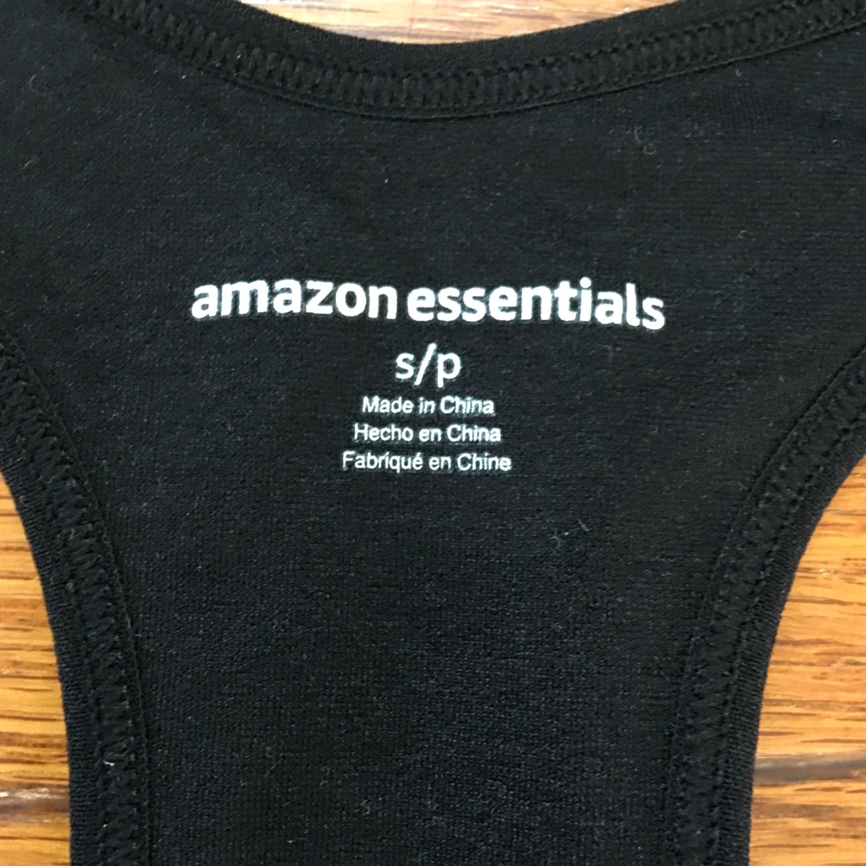 Essentials VINTAGE Essentials Women's Sports Bra Pack of 2 Black Racerback S Activewear Wireless Molded Cup Athleisure Size ONE SIZE - 4 Thumbnail