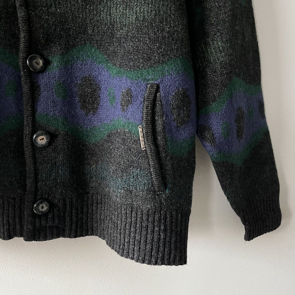 Willis & Geiger Vintage Geiger Wool Cardigan Jacket Knit Button Up Retro 90s Size US M / EU 48-50 / 2 - 9 Thumbnail