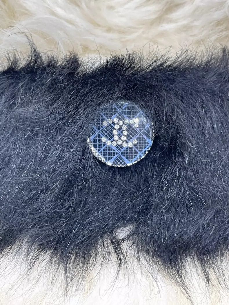 Chanel Chanel 21K black and white color-matched wool fur vest 2504 Size S / US 4 / IT 40 - 3 Thumbnail
