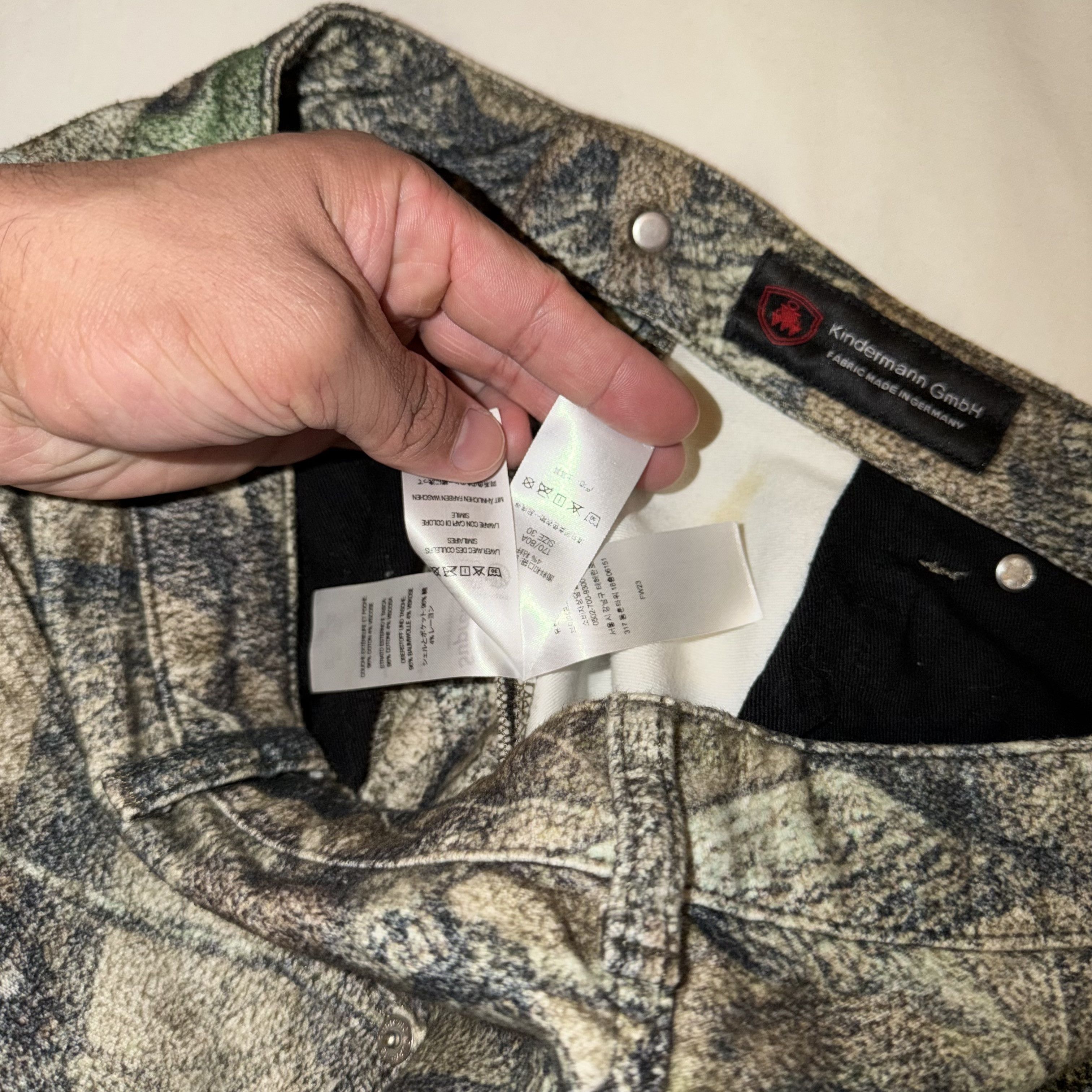 Supreme Moleskin Double Knee Painter Pant Camo Size US 30 / EU 46 - 6 Thumbnail